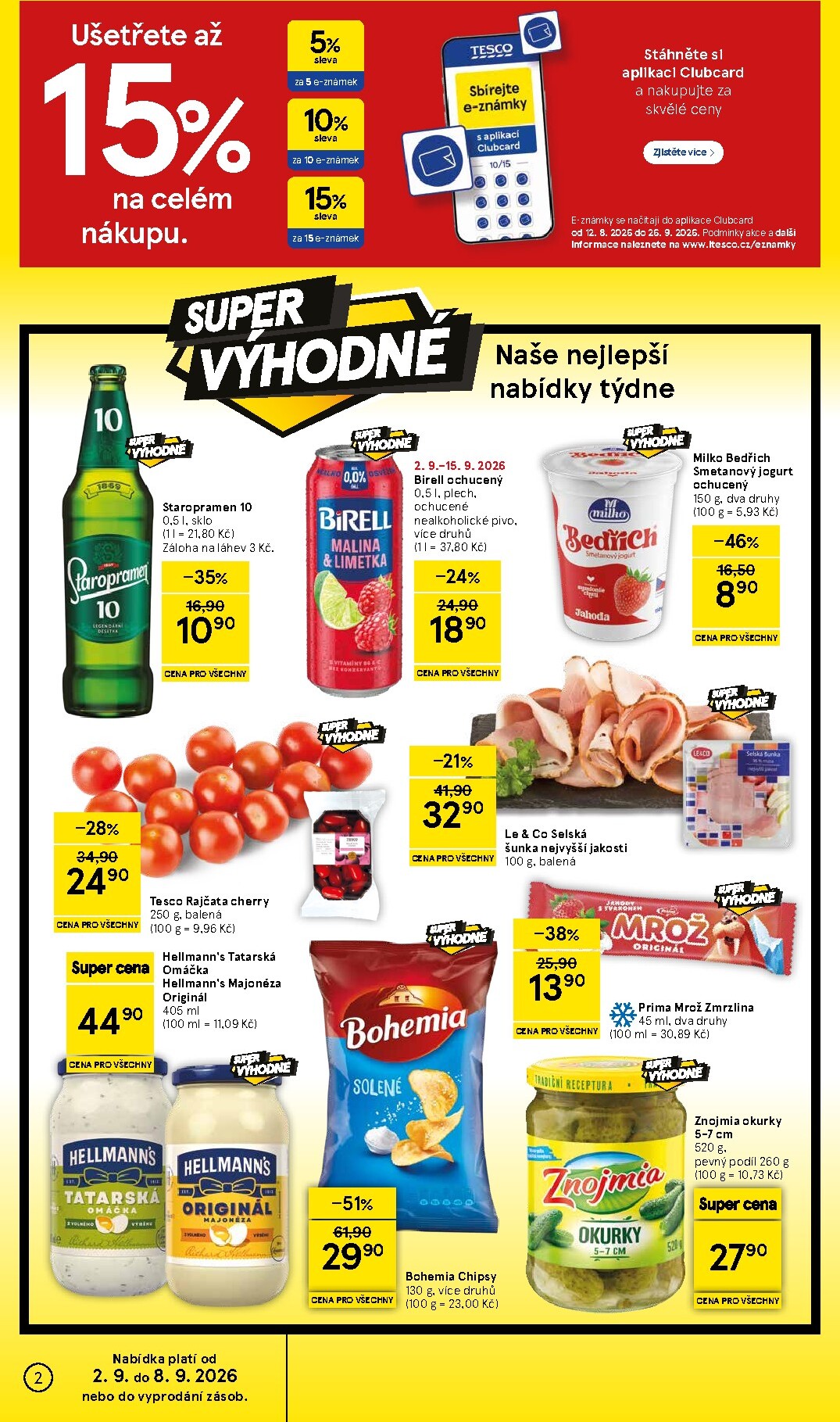 tesco - Budoucí Tesco supermarket leták platný od středy 02.09.2026 do úterý 08.09.2026 - page: 2