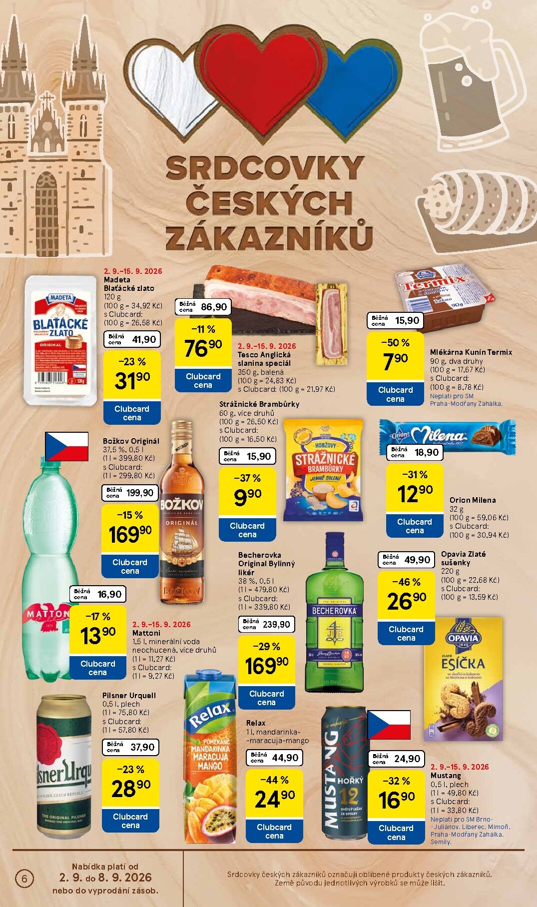 tesco - Budoucí Tesco supermarket leták platný od středy 02.09.2026 do úterý 08.09.2026 - page: 6