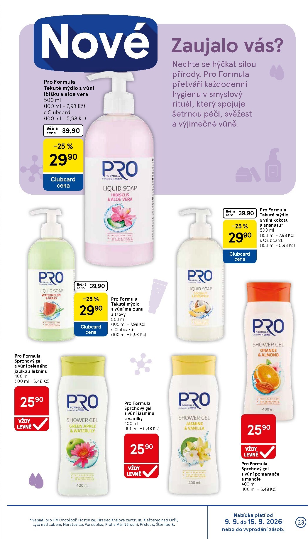 tesco - Budoucí Tesco leták platný od středy 09.09.2026 do úterý 15.09.2026 - page: 23