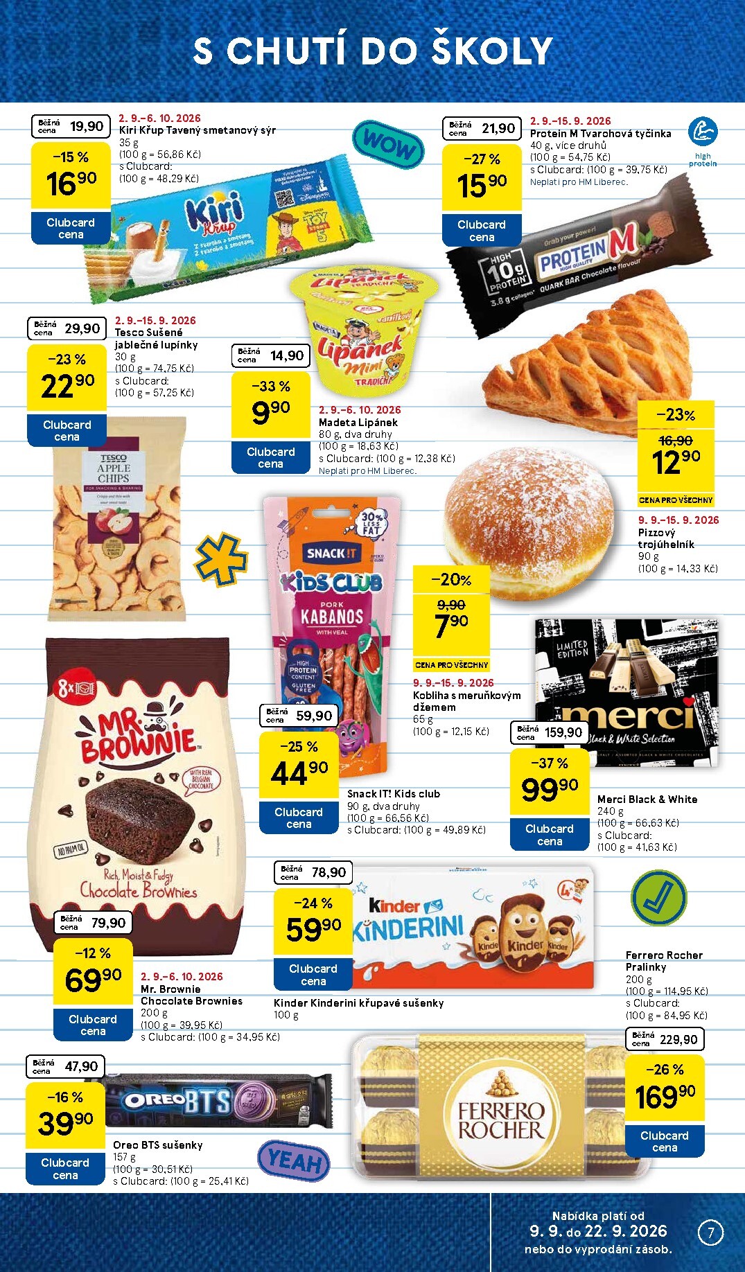 tesco - Budoucí Tesco leták platný od středy 09.09.2026 do úterý 15.09.2026 - page: 7