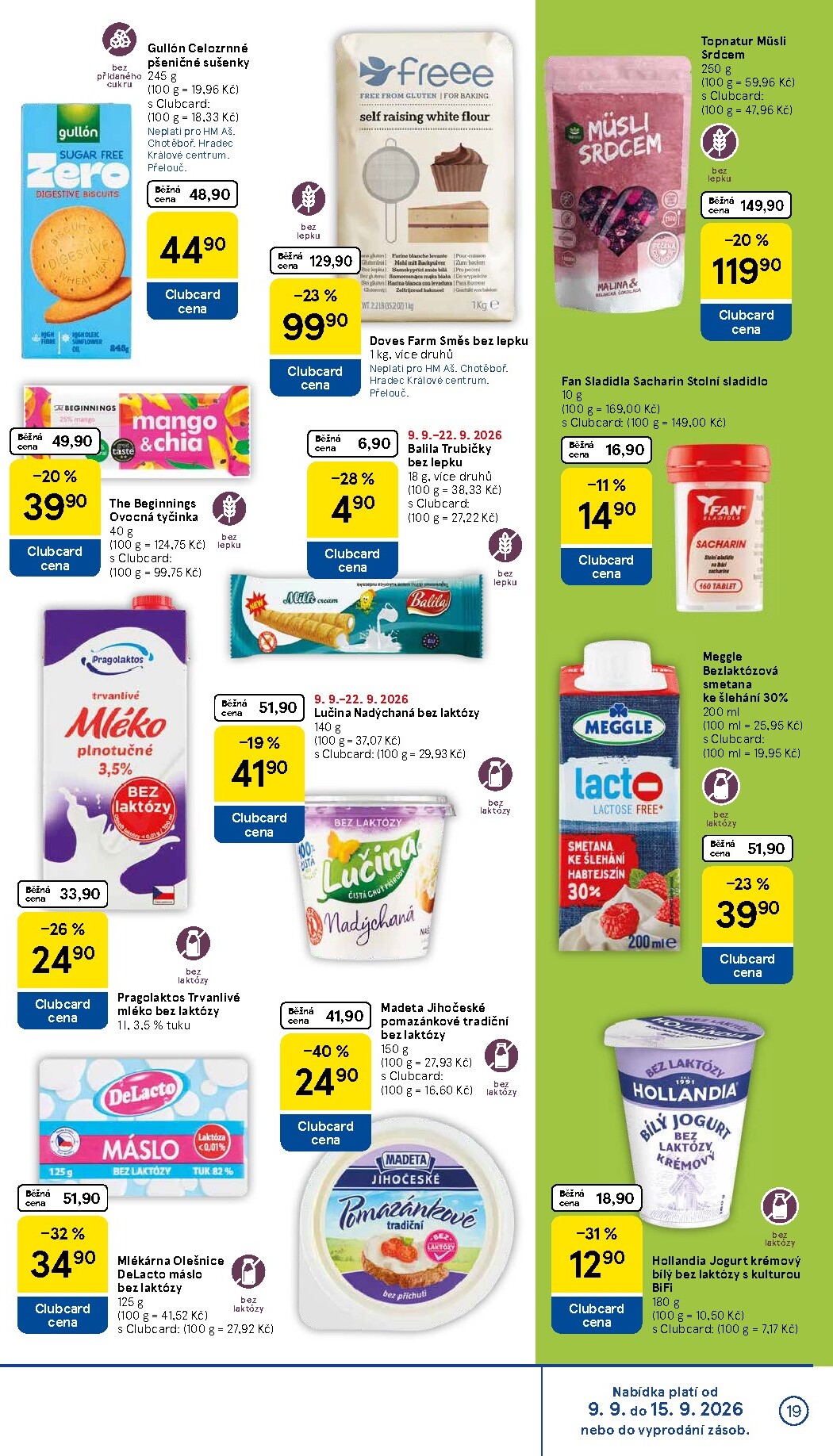 tesco - Budoucí Tesco leták platný od středy 09.09.2026 do úterý 15.09.2026 - page: 19
