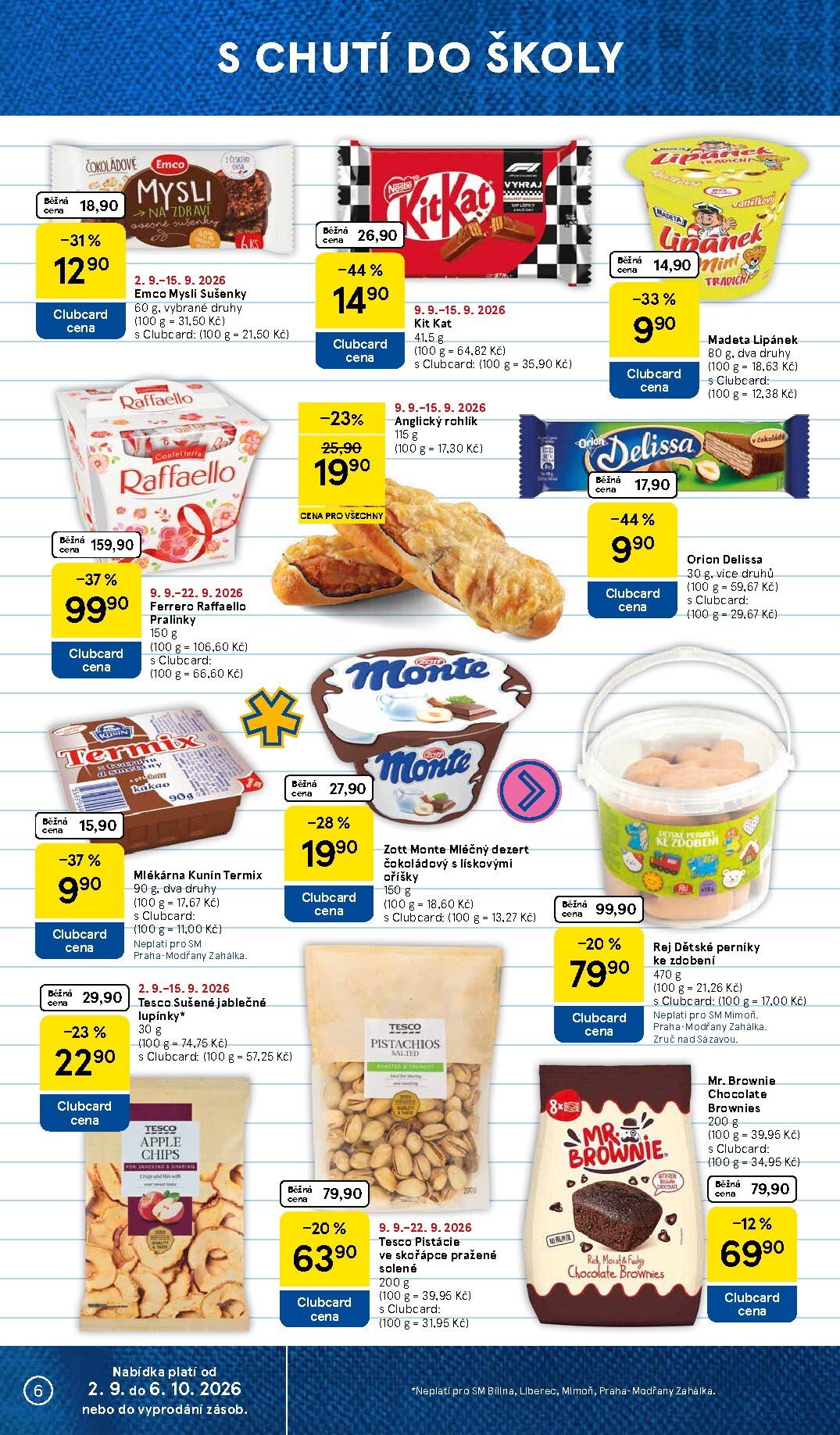 tesco - Budoucí Tesco supermarket leták platný od středy 09.09.2026 do úterý 15.09.2026 - page: 6