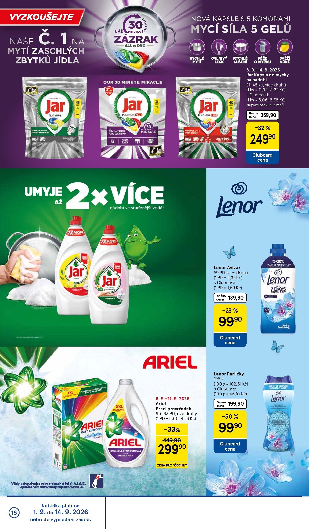 tesco - Budoucí Tesco supermarket leták platný od středy 09.09.2026 do úterý 15.09.2026 - page: 16