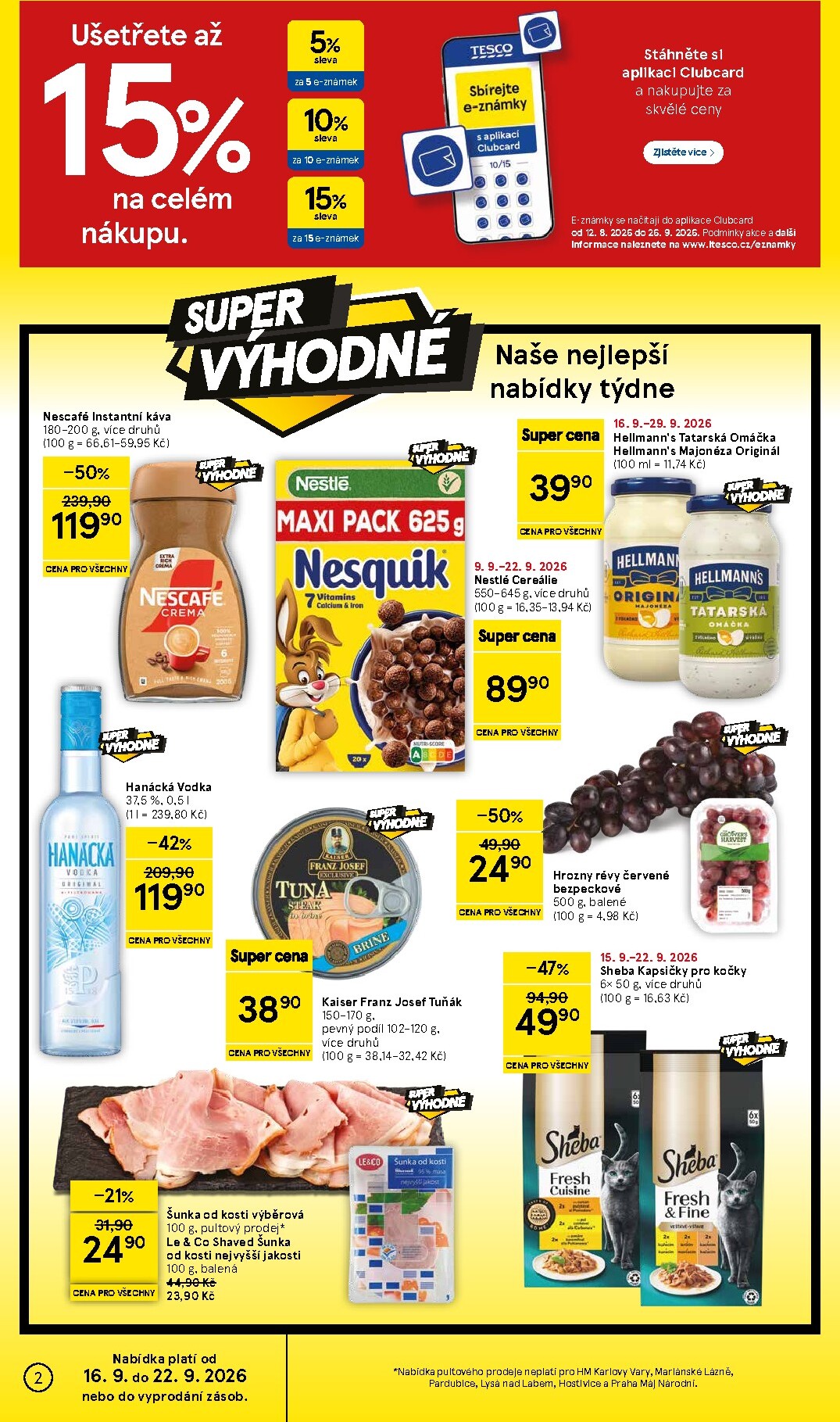 tesco - Budoucí Tesco leták platný od středy 16.09.2026 do úterý 22.09.2026 - page: 2