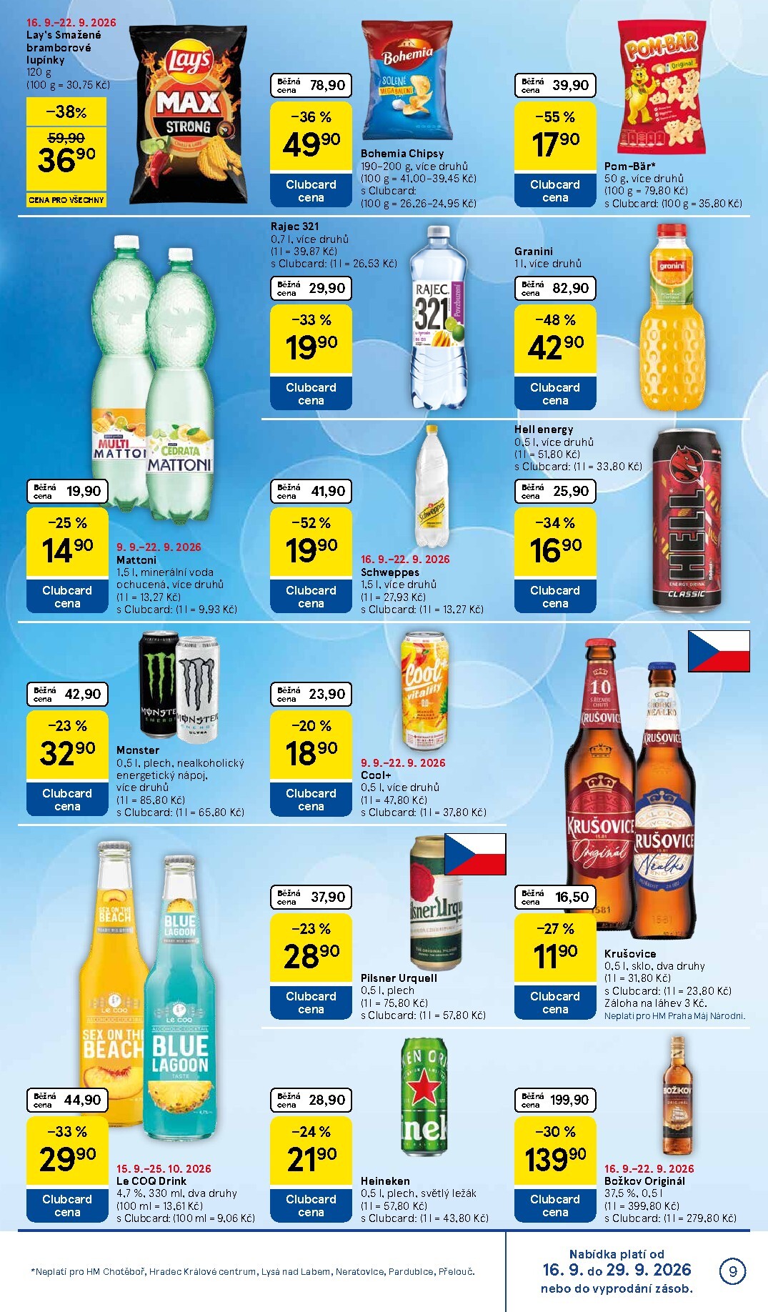 tesco - Budoucí Tesco leták platný od středy 16.09.2026 do úterý 22.09.2026 - page: 9