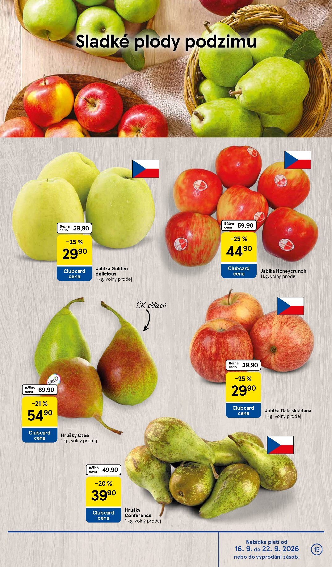 tesco - Budoucí Tesco leták platný od středy 16.09.2026 do úterý 22.09.2026 - page: 15