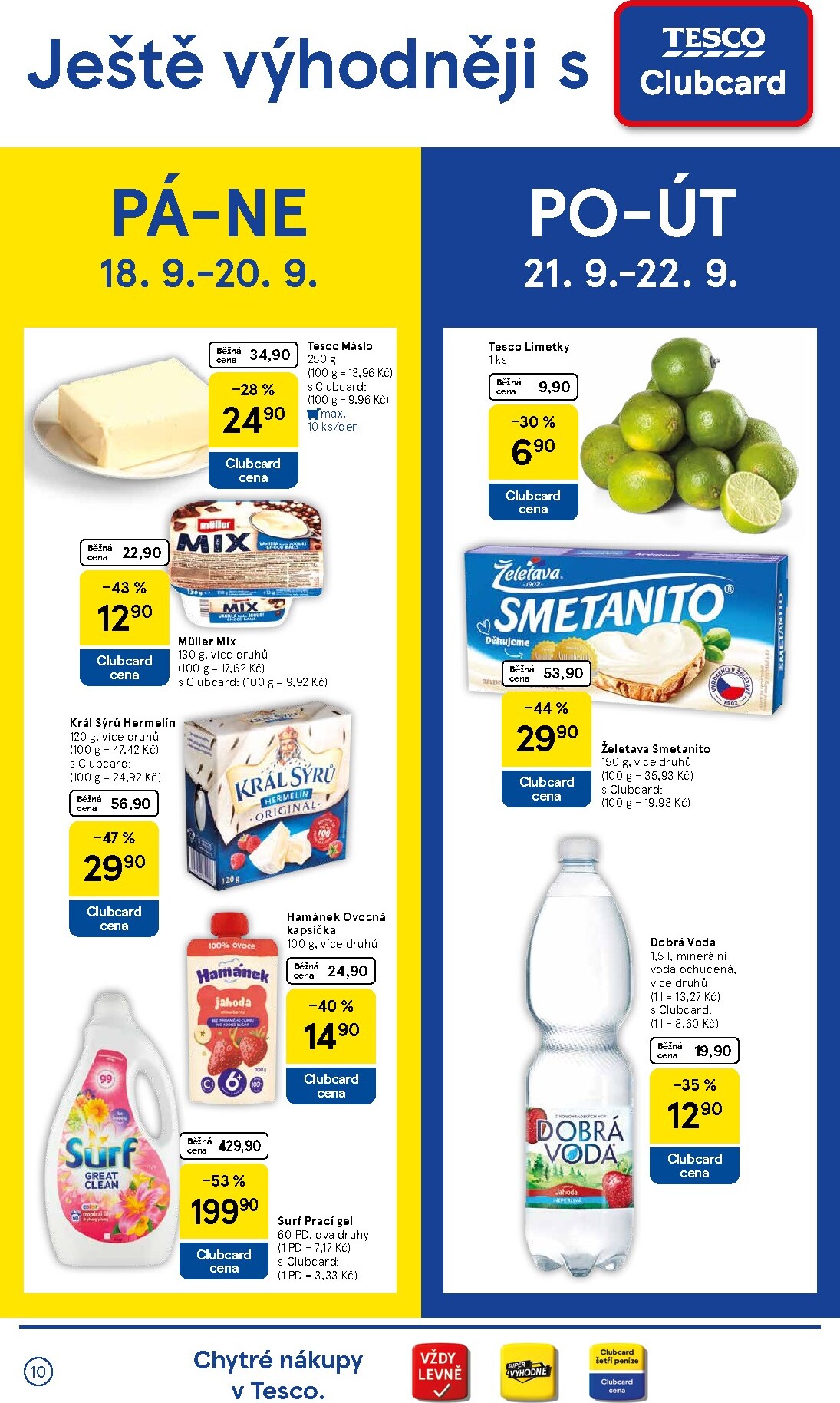 tesco - Budoucí Tesco supermarket leták platný od středy 16.09.2026 do úterý 22.09.2026 - page: 10