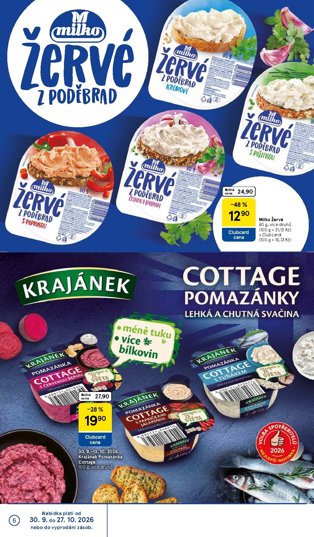 tesco - Budoucí Tesco - Značky, které máte rádi leták platný od středy 30.09.2026 do úterý 27.10.2026 - page: 6