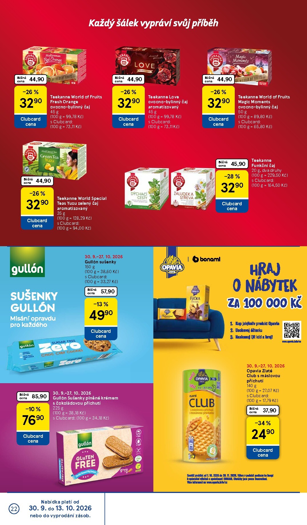 tesco - Budoucí Tesco - Značky, které máte rádi leták platný od středy 30.09.2026 do úterý 27.10.2026 - page: 22