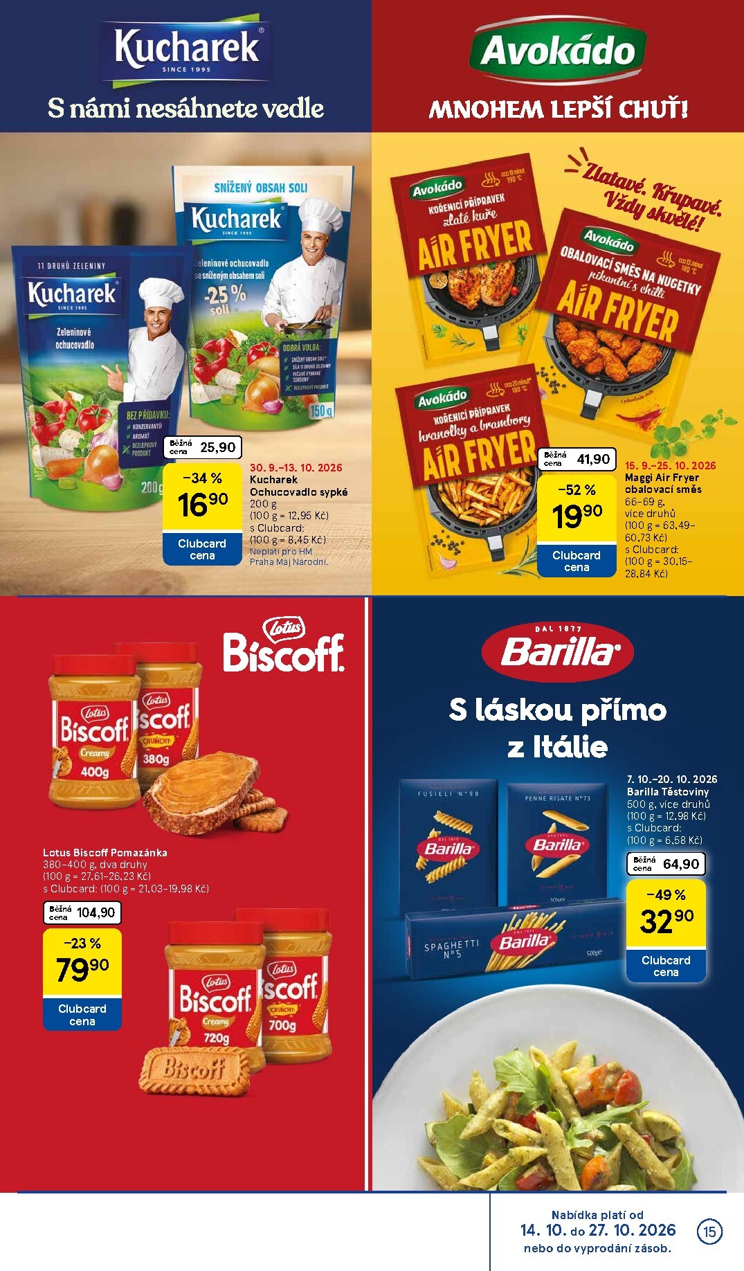 tesco - Budoucí Tesco - Značky, které máte rádi leták platný od středy 30.09.2026 do úterý 27.10.2026 - page: 15