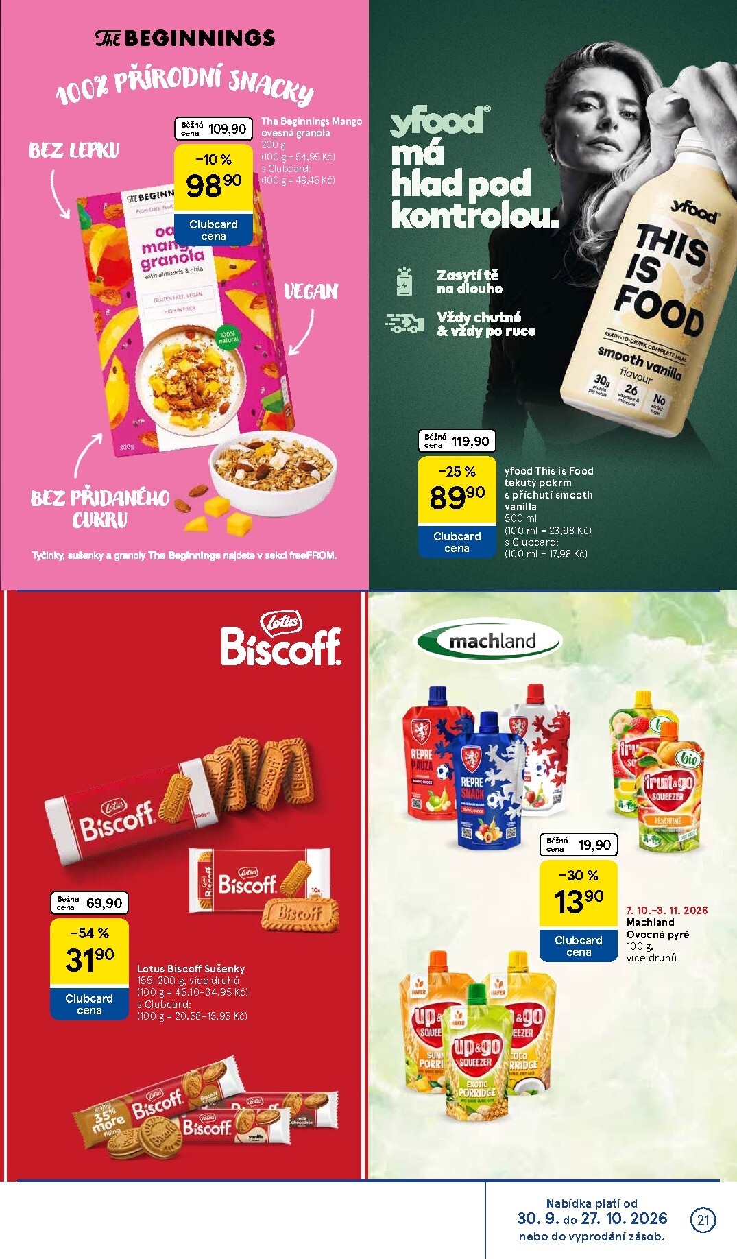 tesco - Budoucí Tesco - Značky, které máte rádi leták platný od středy 30.09.2026 do úterý 27.10.2026 - page: 21