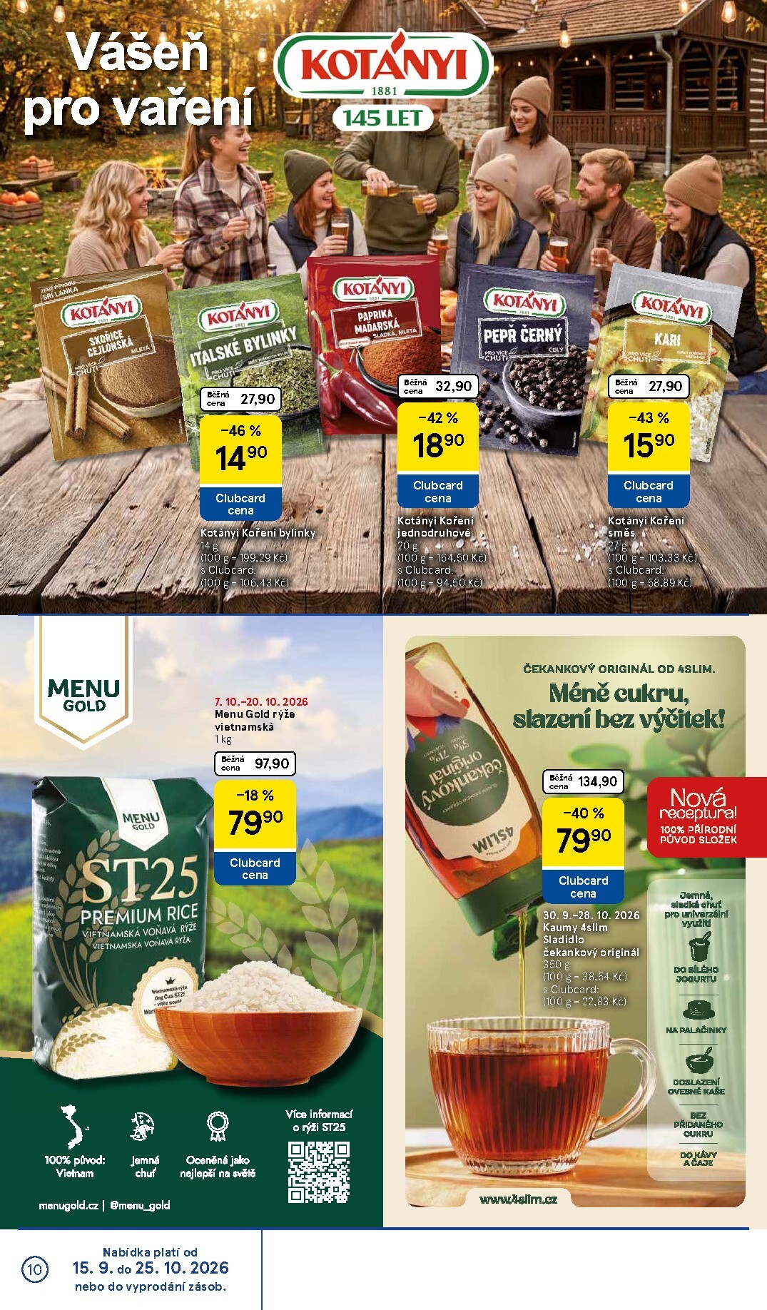 tesco - Budoucí Tesco - Značky, které máte rádi leták platný od středy 30.09.2026 do úterý 27.10.2026 - page: 10
