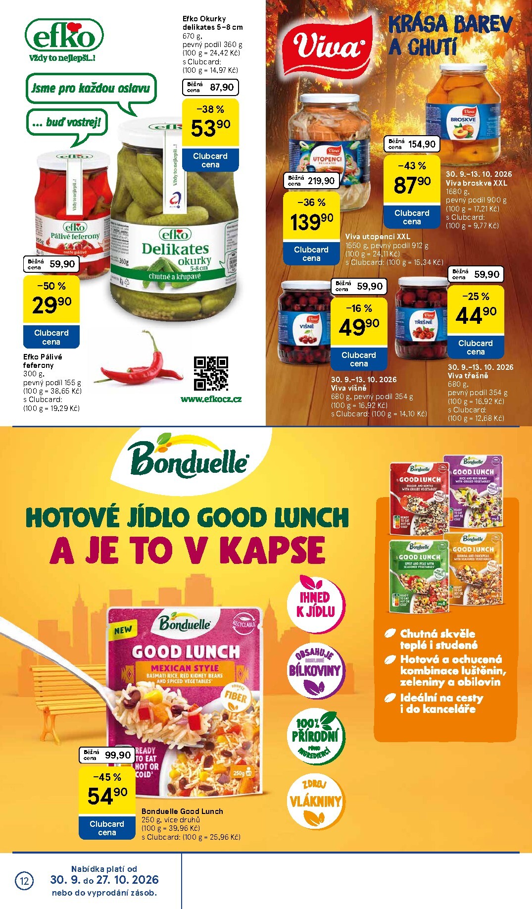 tesco - Budoucí Tesco - Značky, které máte rádi leták platný od středy 30.09.2026 do úterý 27.10.2026 - page: 12