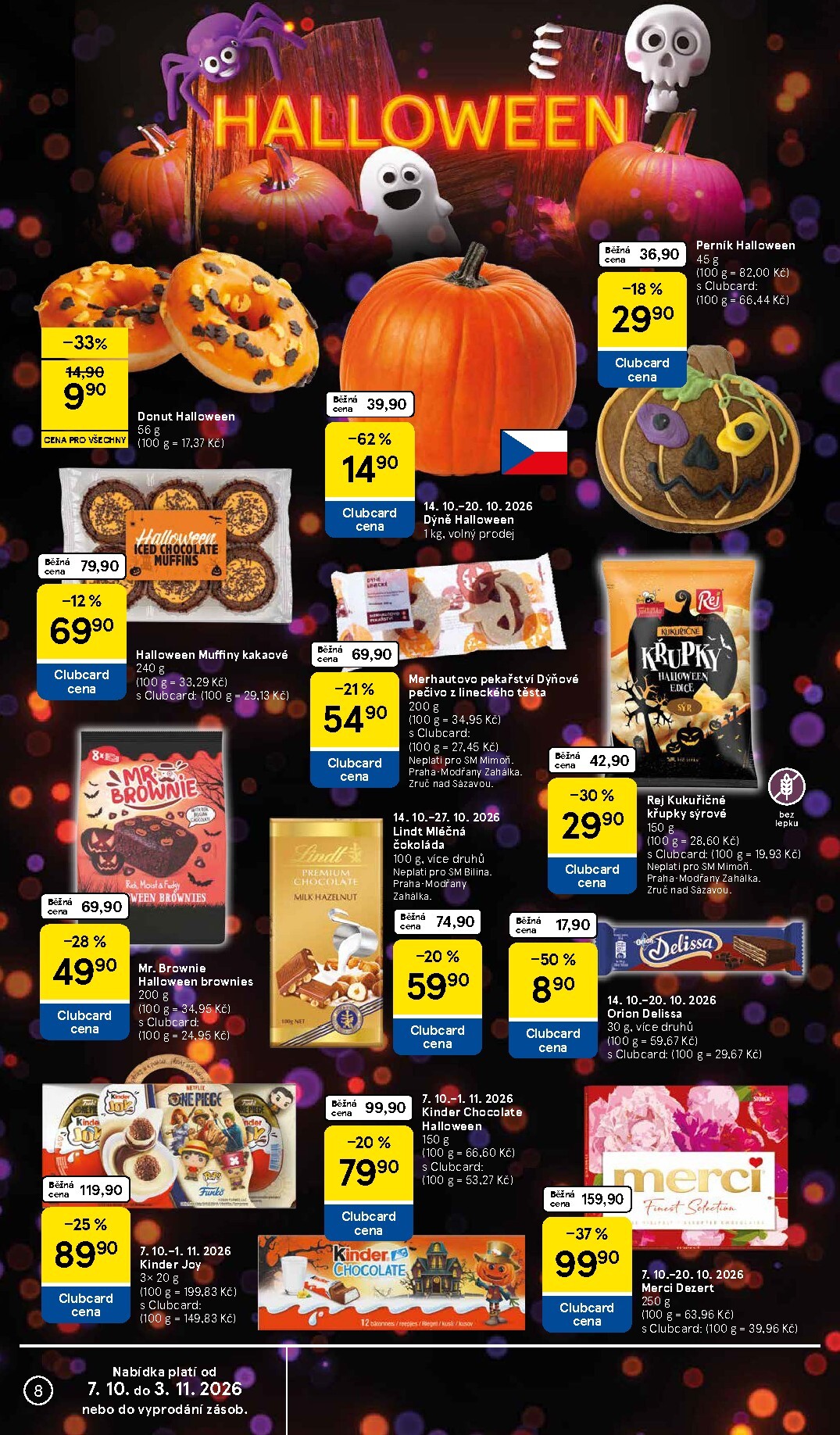 tesco - Budoucí Tesco supermarket leták platný od středy 14.10.2026 do úterý 20.10.2026 - page: 8