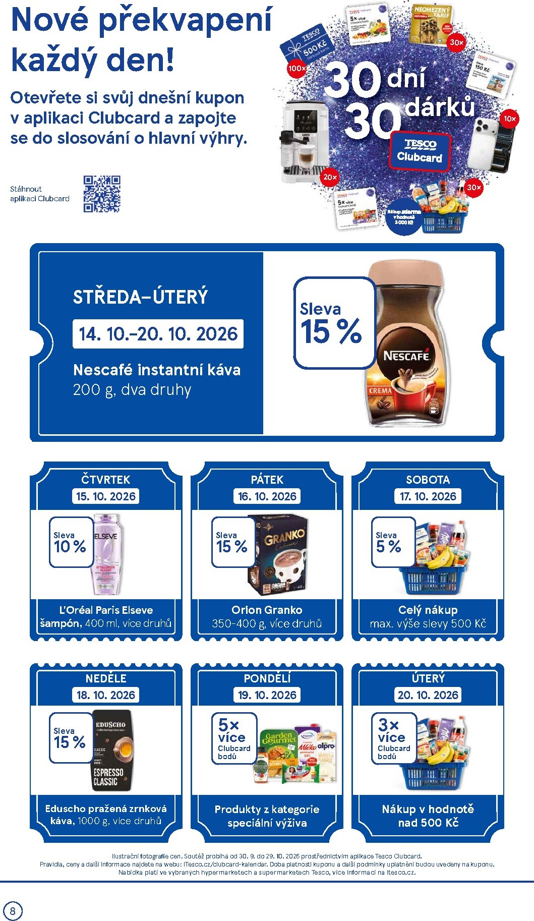 tesco - Budoucí Tesco leták platný od středy 14.10.2026 do úterý 20.10.2026 - page: 8