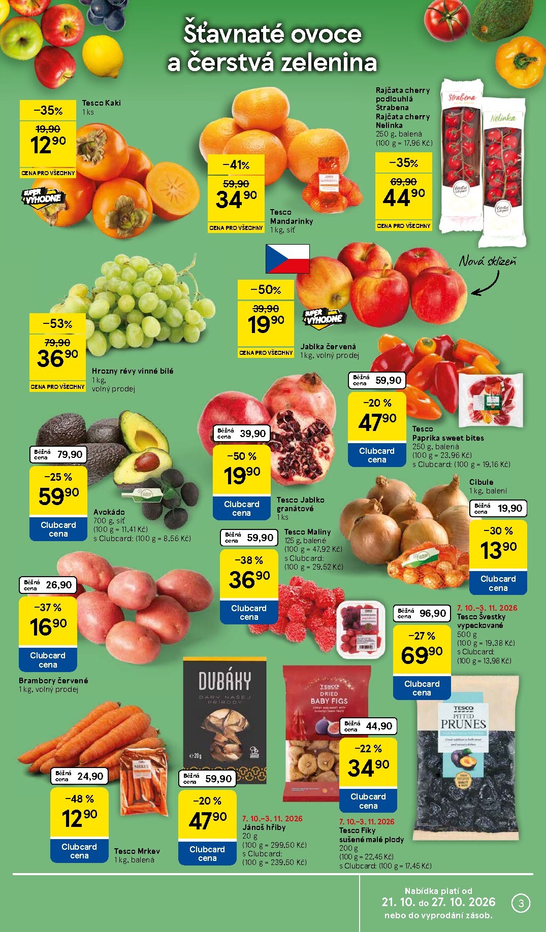 tesco - Budoucí Tesco leták platný od středy 21.10.2026 do úterý 27.10.2026 - page: 3