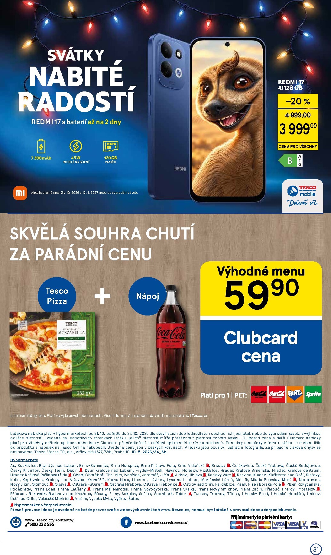 tesco - Budoucí Tesco leták platný od středy 21.10.2026 do úterý 27.10.2026 - page: 31