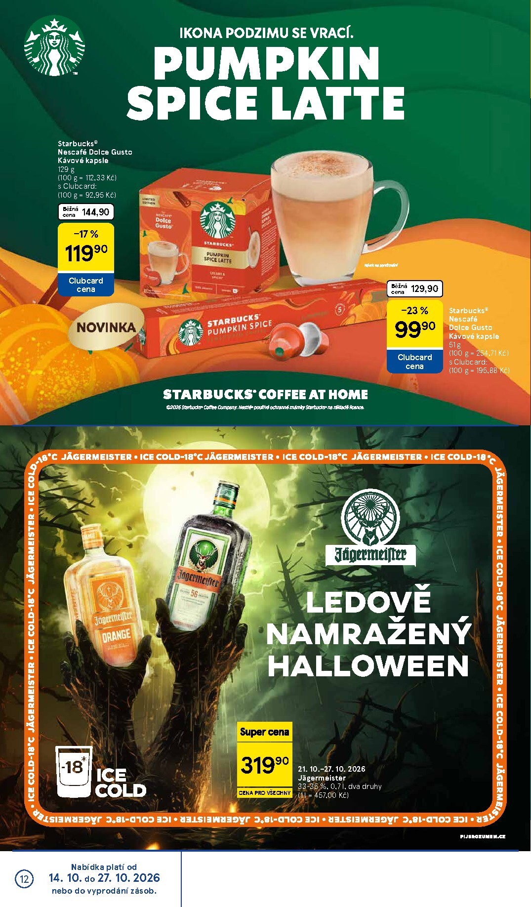 tesco - Budoucí Tesco leták platný od středy 21.10.2026 do úterý 27.10.2026 - page: 12