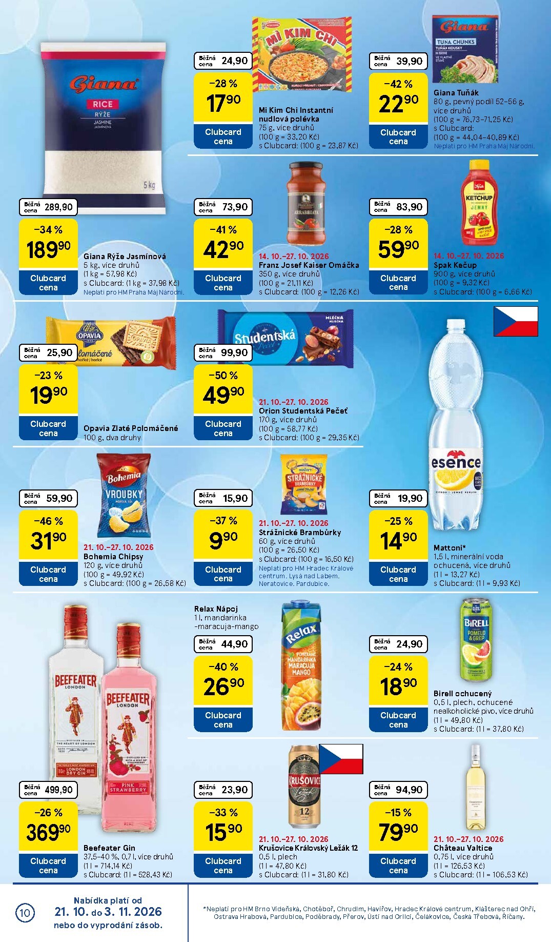 tesco - Budoucí Tesco leták platný od středy 21.10.2026 do úterý 27.10.2026 - page: 10