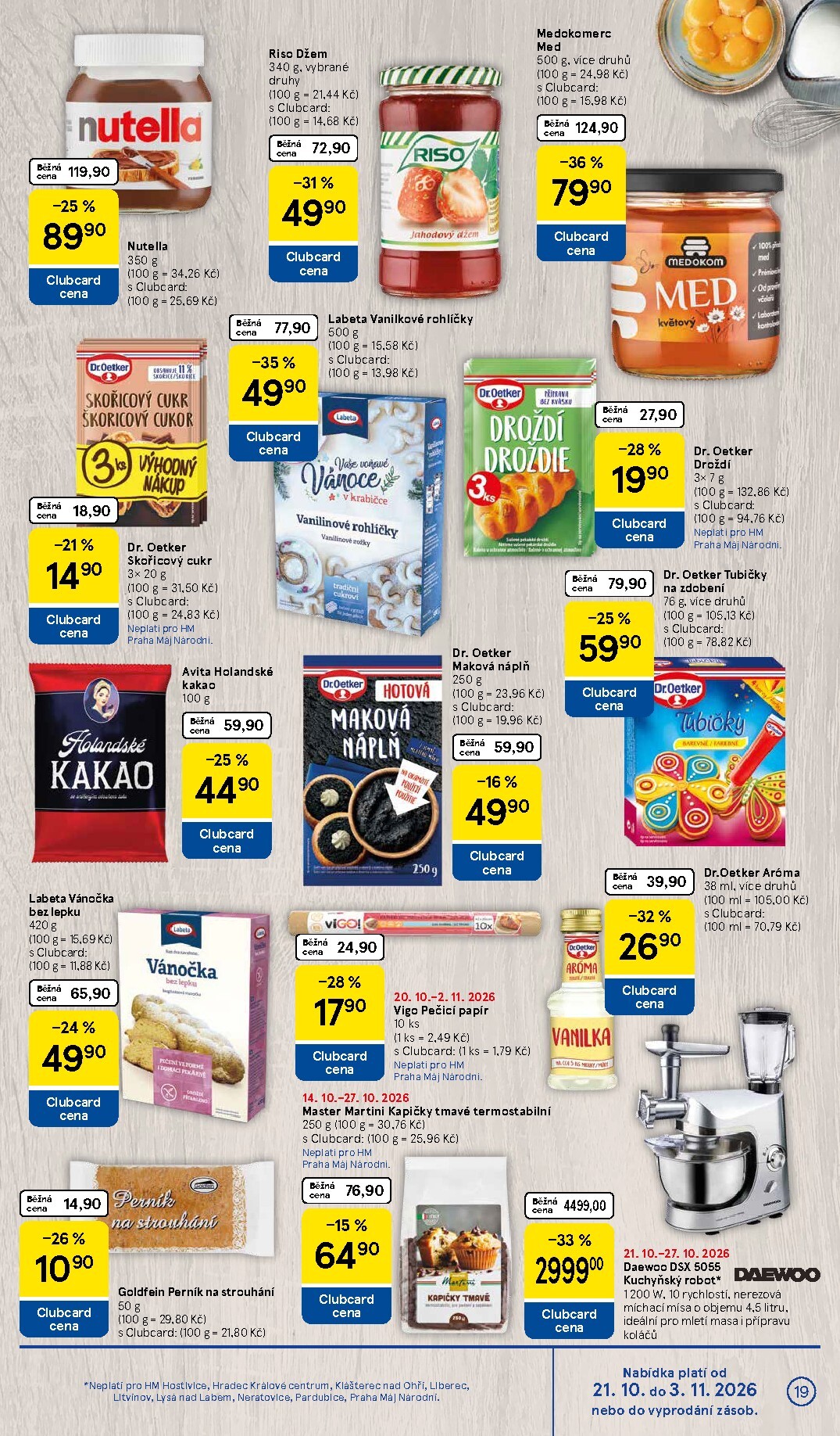 tesco - Budoucí Tesco leták platný od středy 21.10.2026 do úterý 27.10.2026 - page: 19