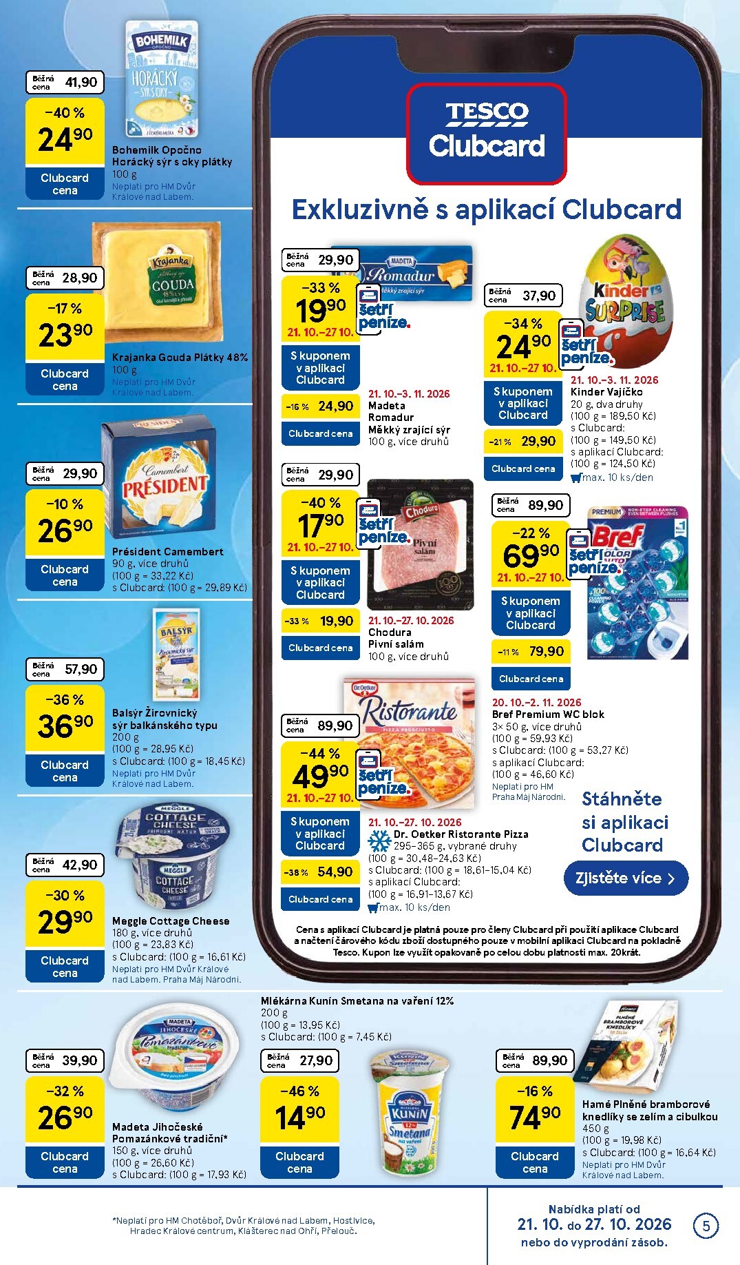 tesco - Budoucí Tesco leták platný od středy 21.10.2026 do úterý 27.10.2026 - page: 5
