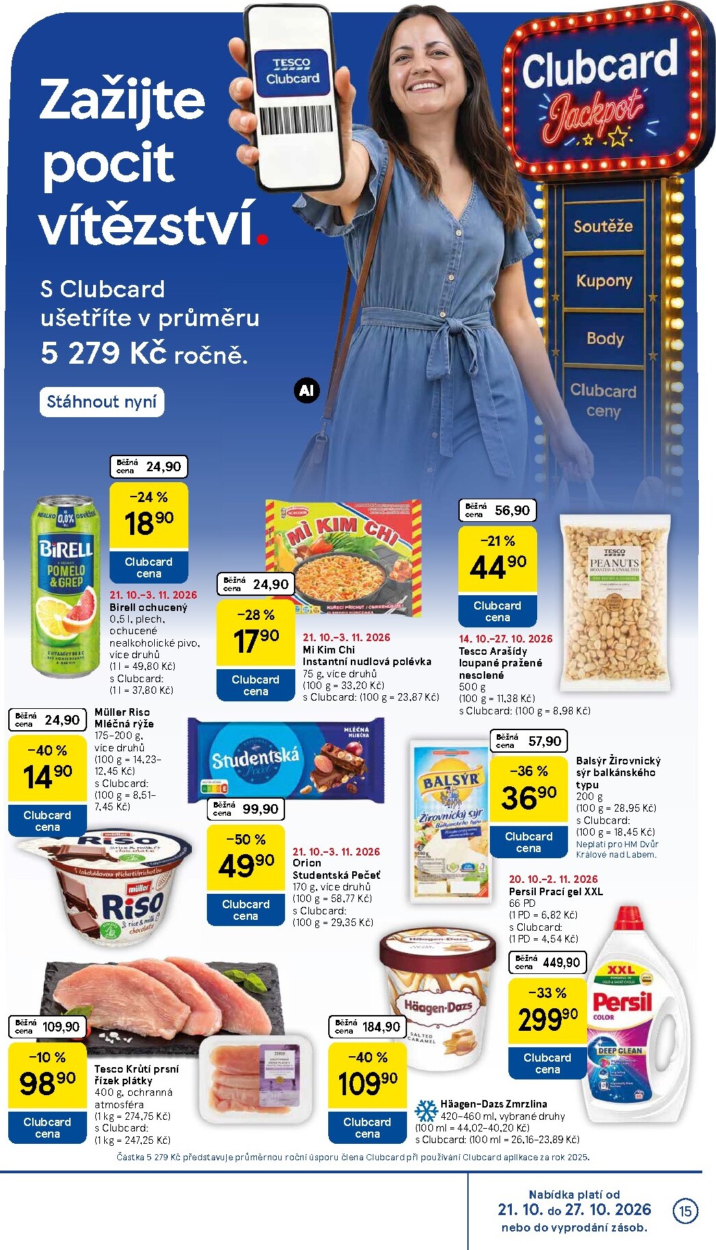 tesco - Budoucí Tesco leták platný od středy 21.10.2026 do úterý 27.10.2026 - page: 15