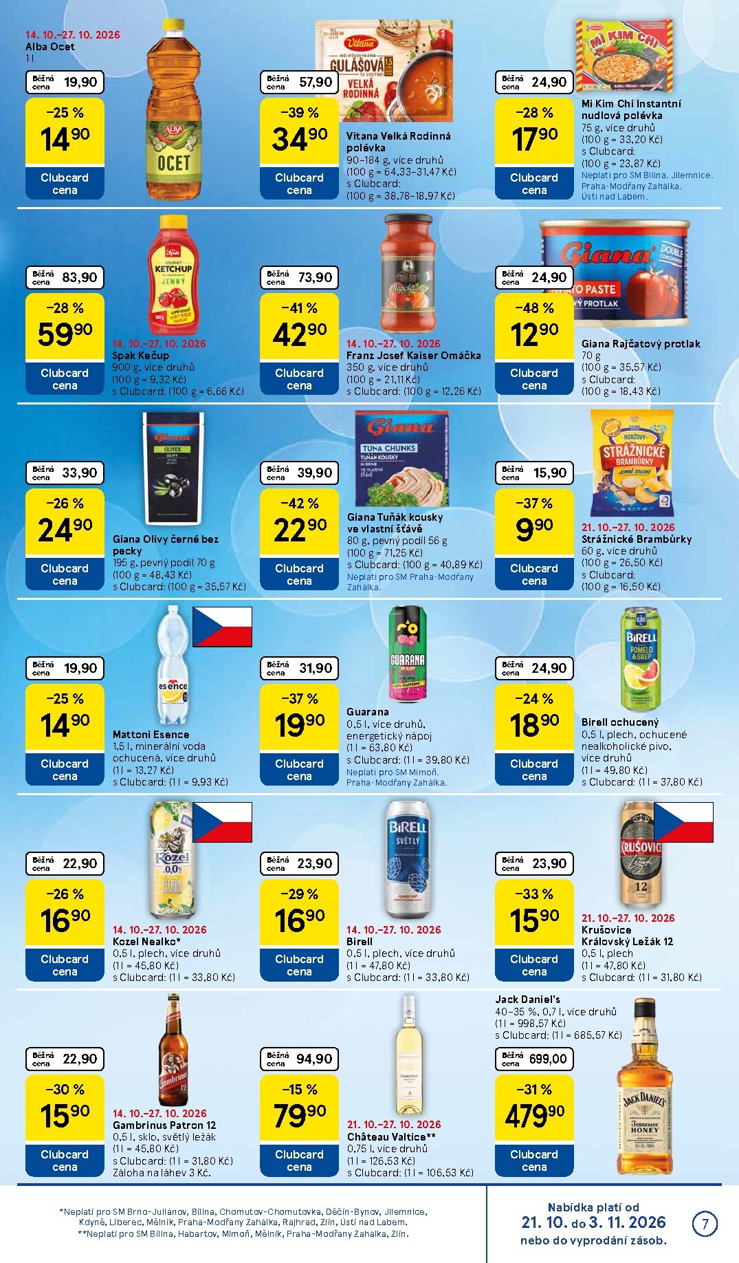 tesco - Budoucí Tesco supermarket leták platný od středy 21.10.2026 do úterý 27.10.2026 - page: 7