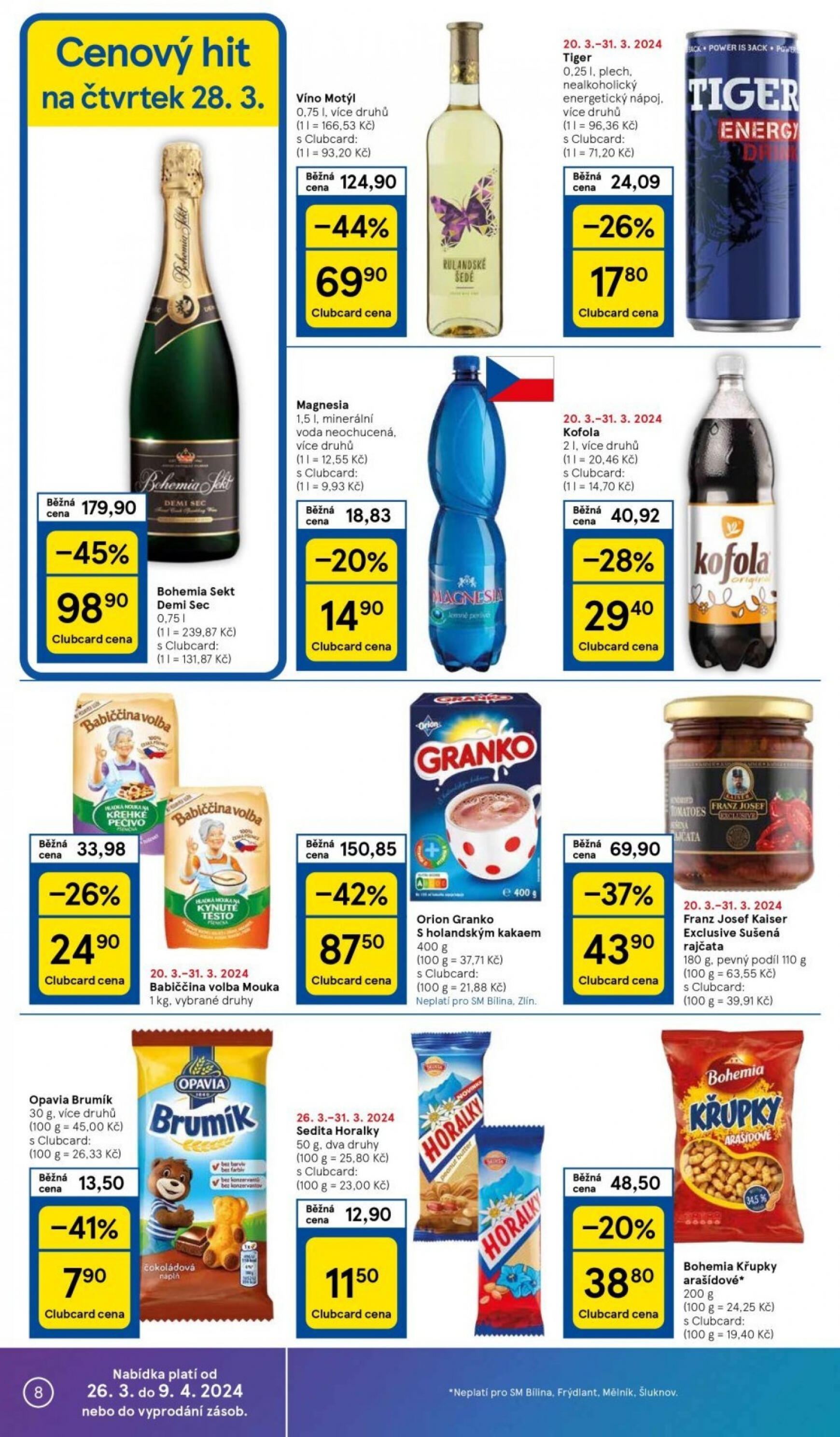 tesco - Tesco supermarket platný od 26.03.2024 - page: 8