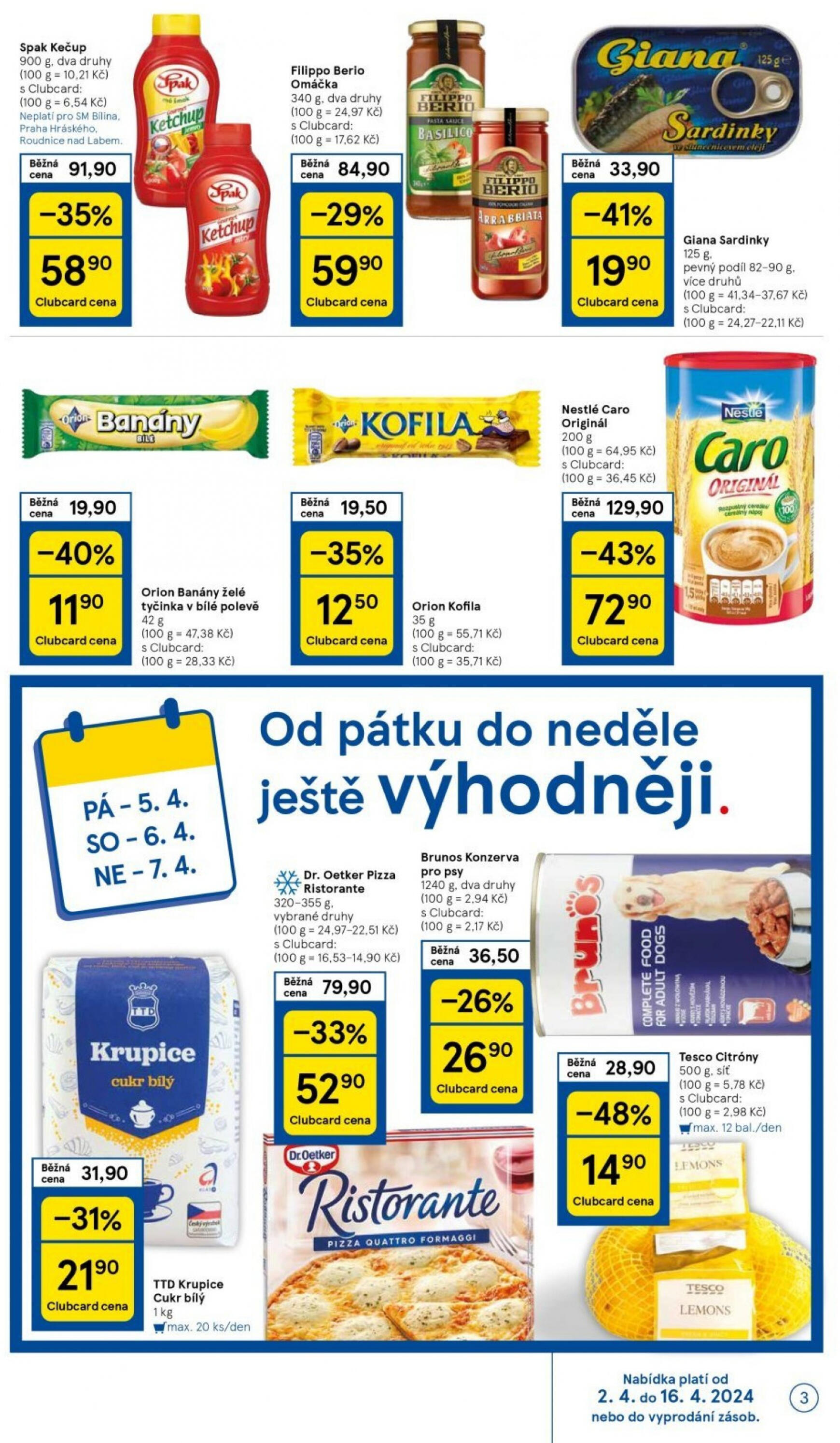 tesco - Tesco supermarket platný od 02.04.2024 - page: 3