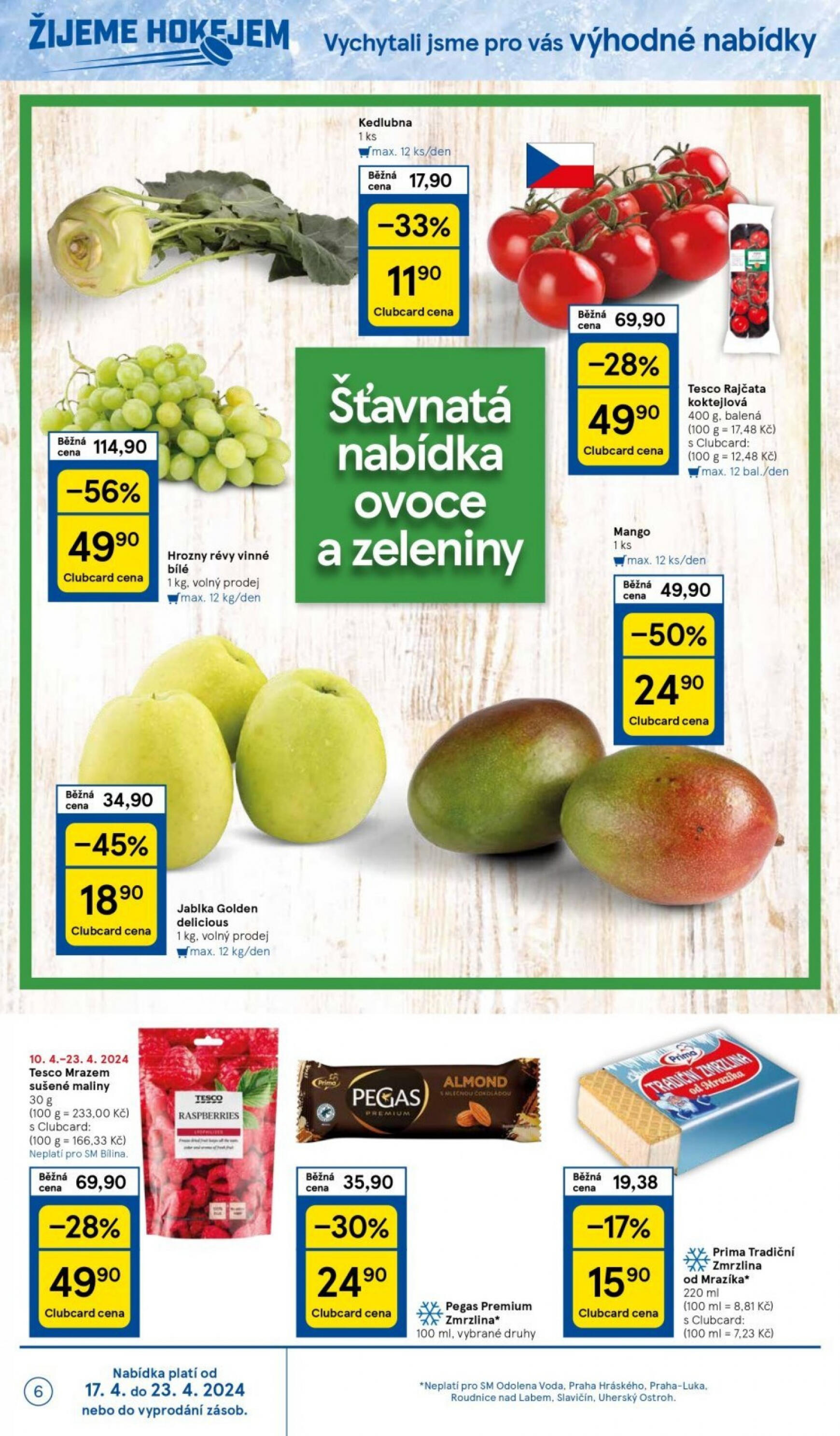 tesco - Leták Tesco supermarket aktuální 17.04. - 23.04. - page: 6