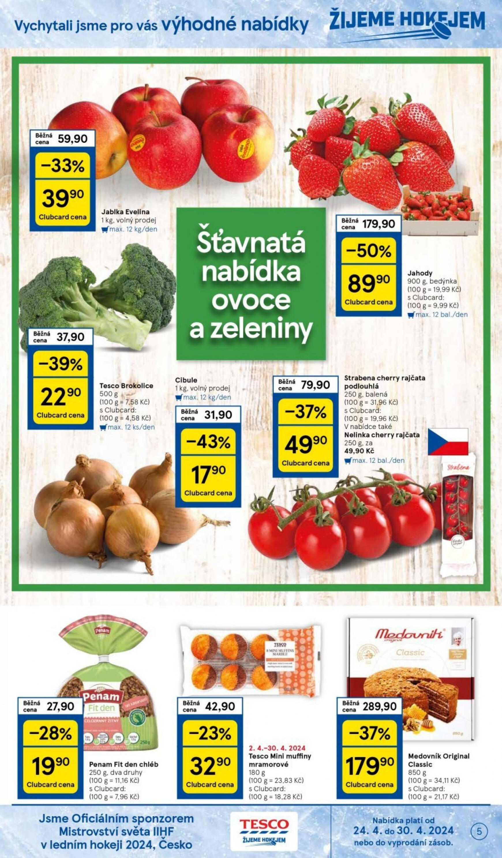tesco - Leták Tesco supermarket aktuální 24.04. - 30.04. - page: 5