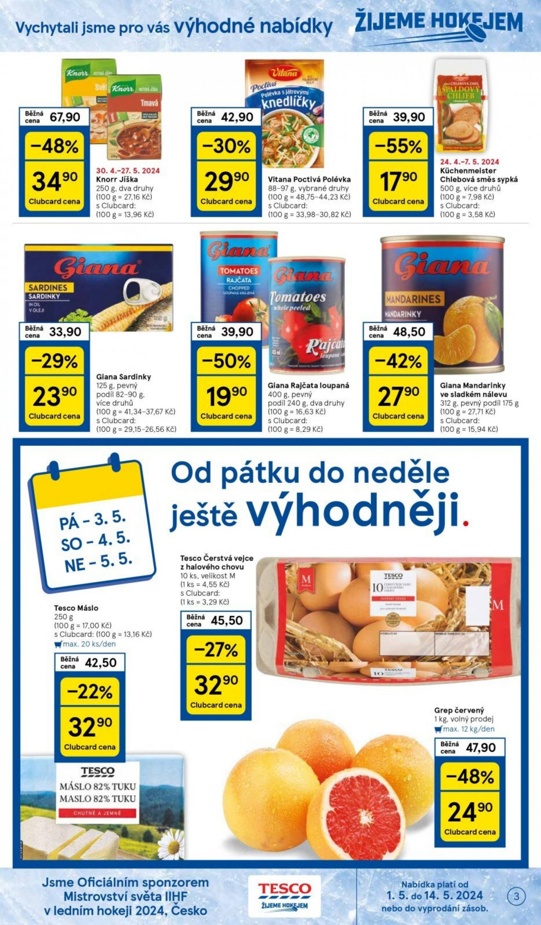 tesco - Leták Tesco supermarket aktuální 01.05. - 07.05. - page: 3