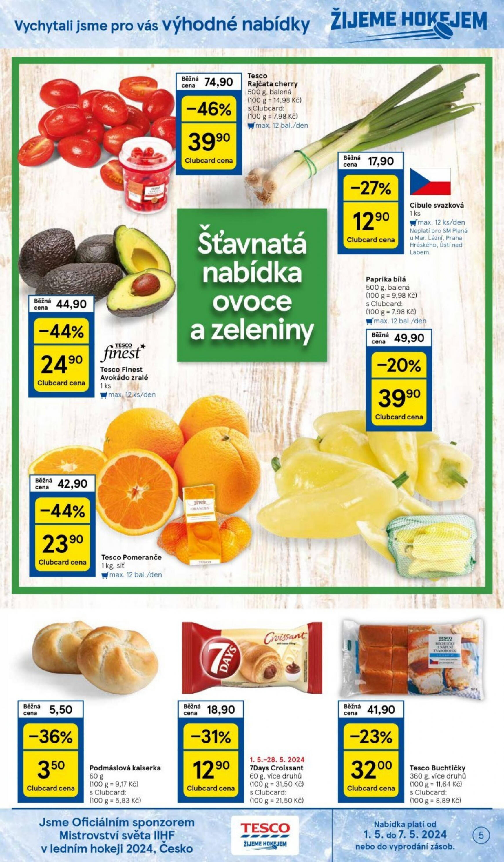 tesco - Leták Tesco supermarket aktuální 01.05. - 07.05. - page: 5