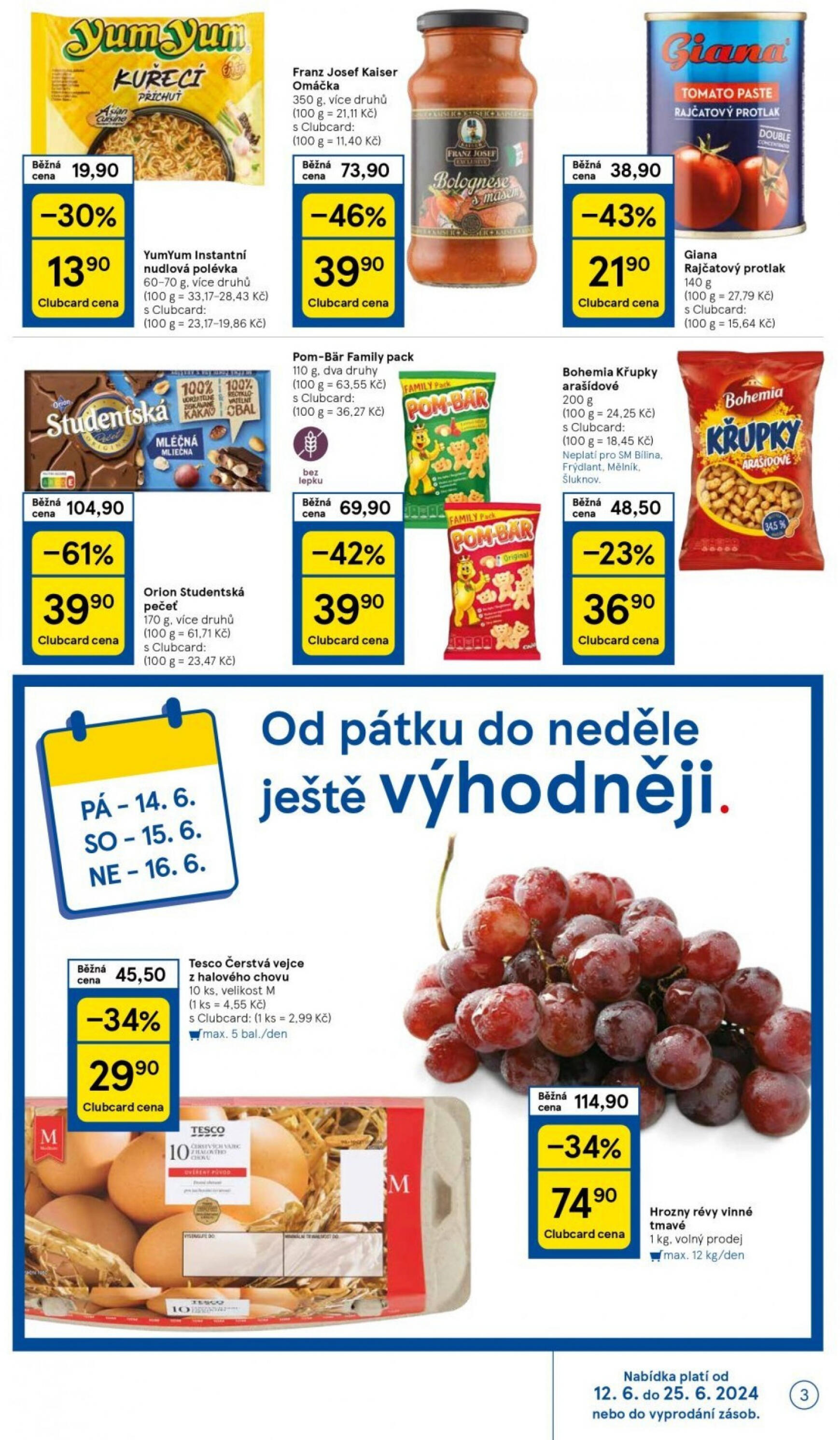 tesco - Leták Tesco supermarket aktuální 12.06. - 18.06. - page: 3