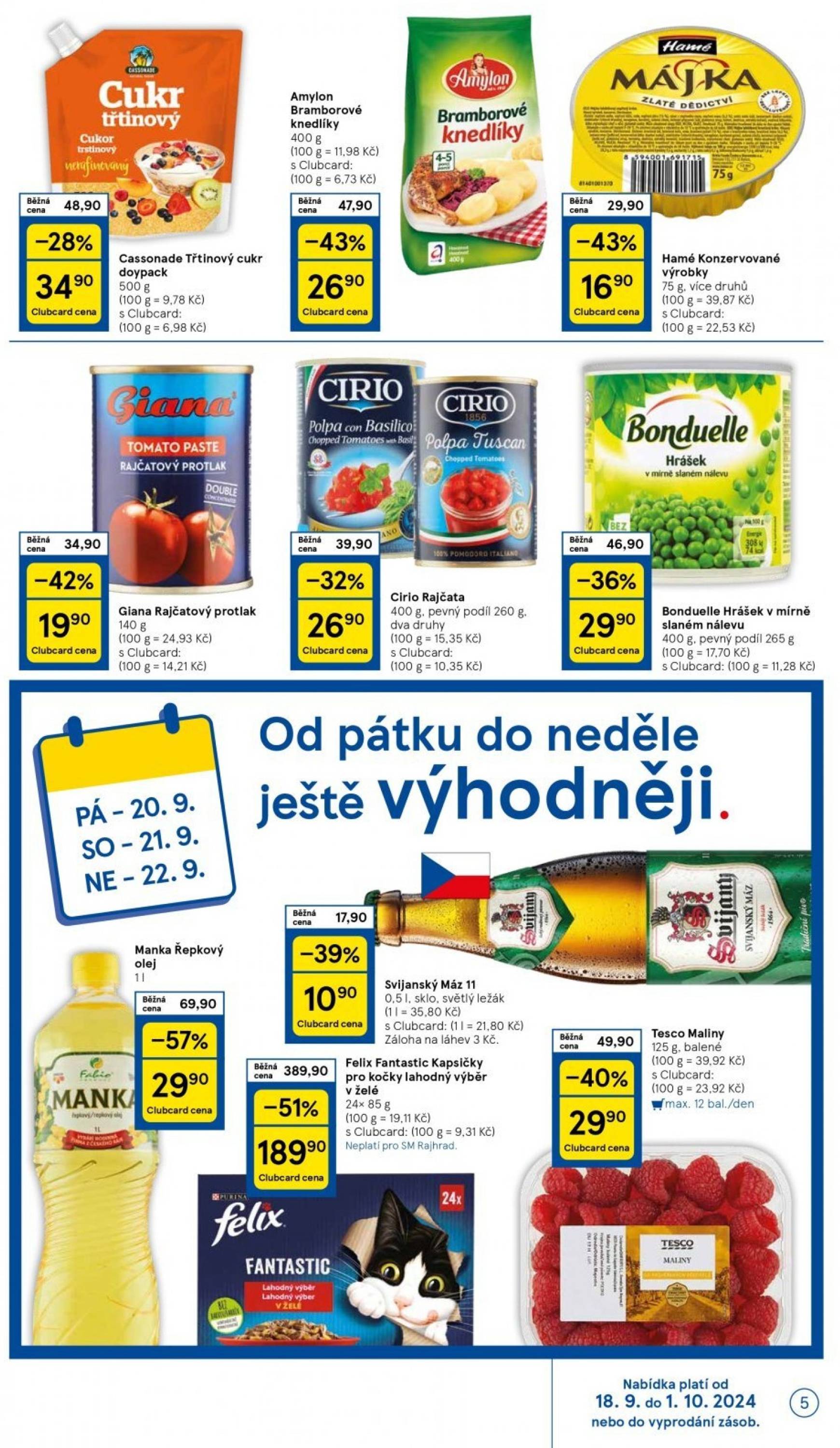 tesco - Leták Tesco Supermarket od 18.09. do 26.09. - page: 5