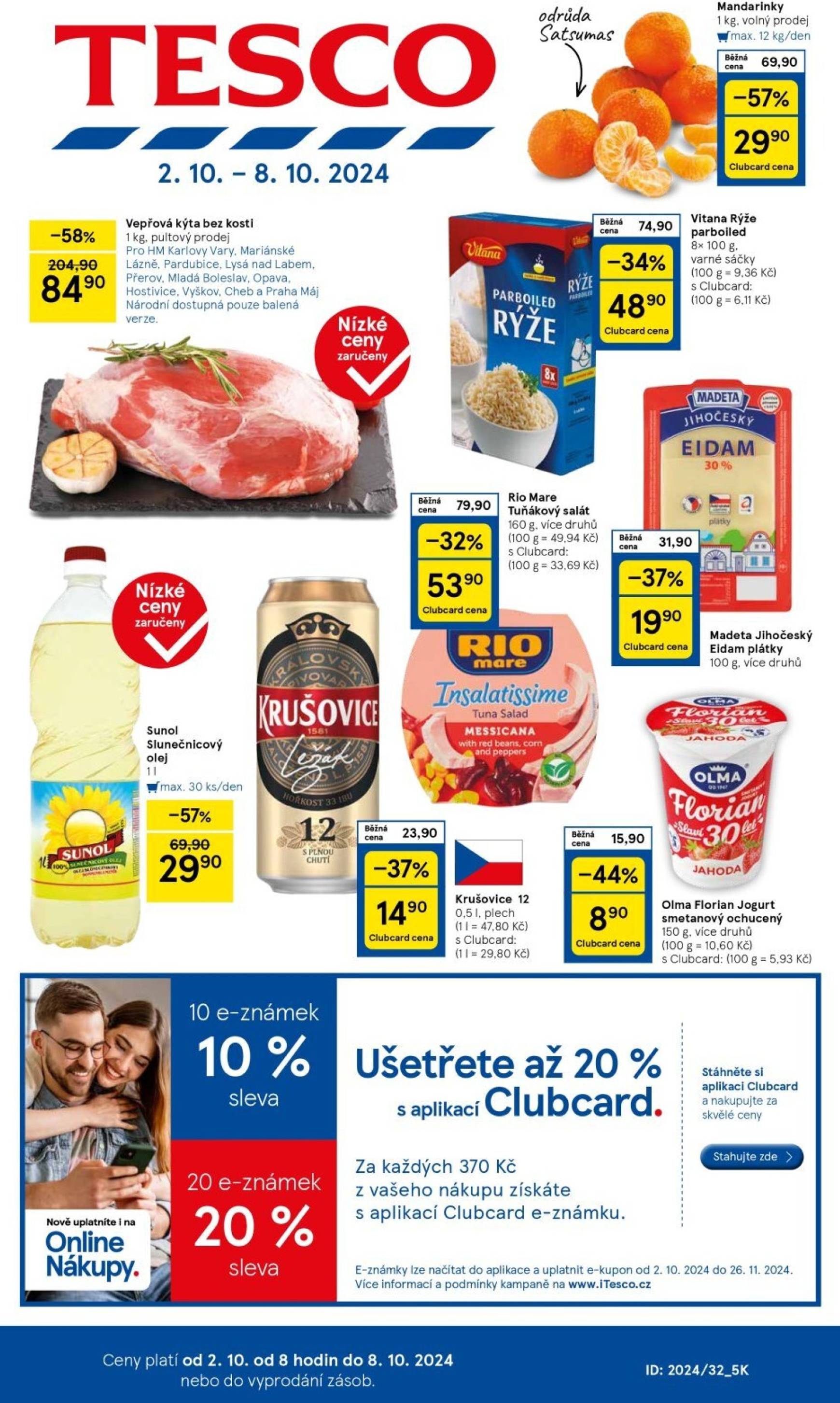 tesco - Leták Tesco od 02.10. do 08.10. - page: 1