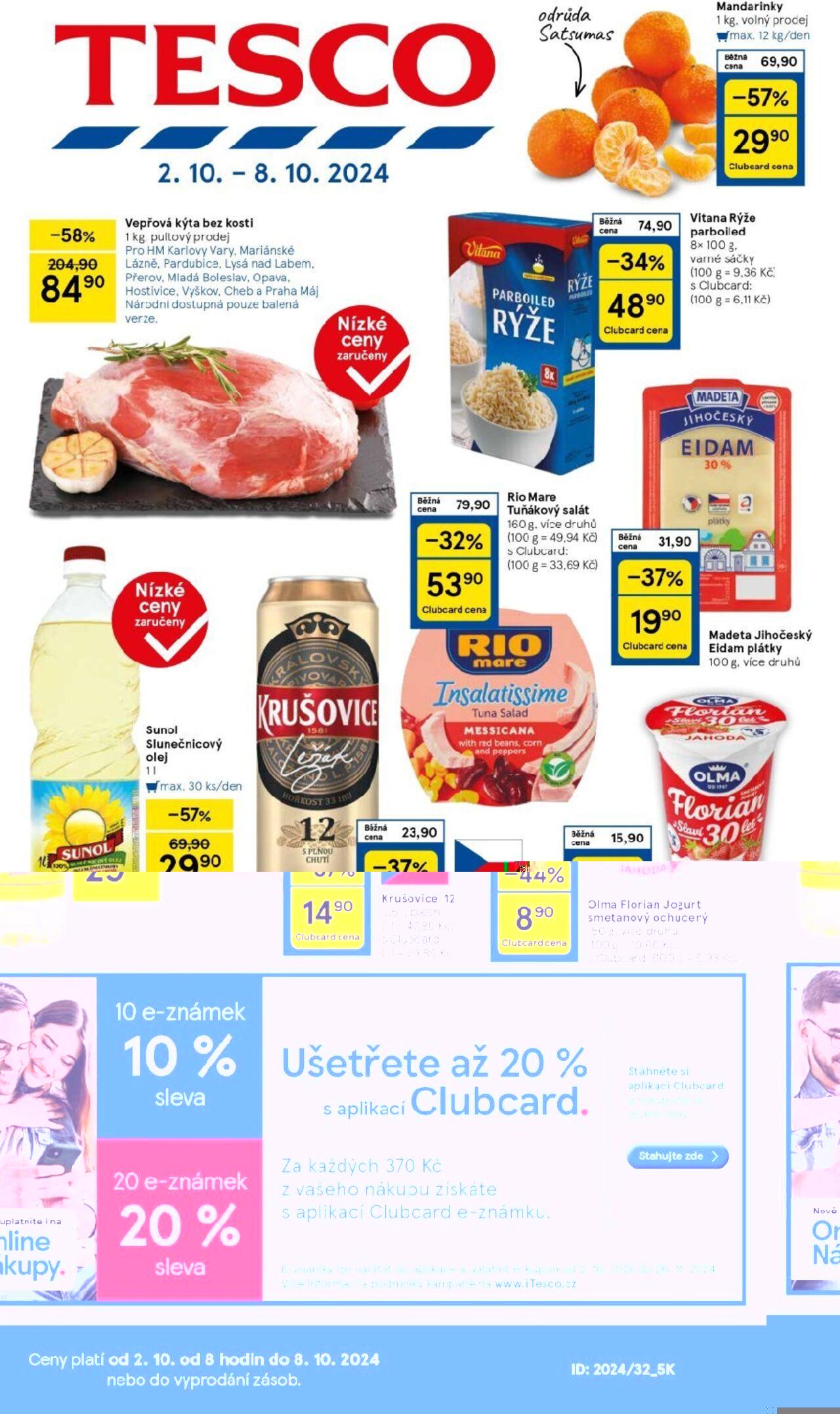 tesco - Tesco leták na tento + příští týden 02.10.2024 - 08.10.2024 - page: 1