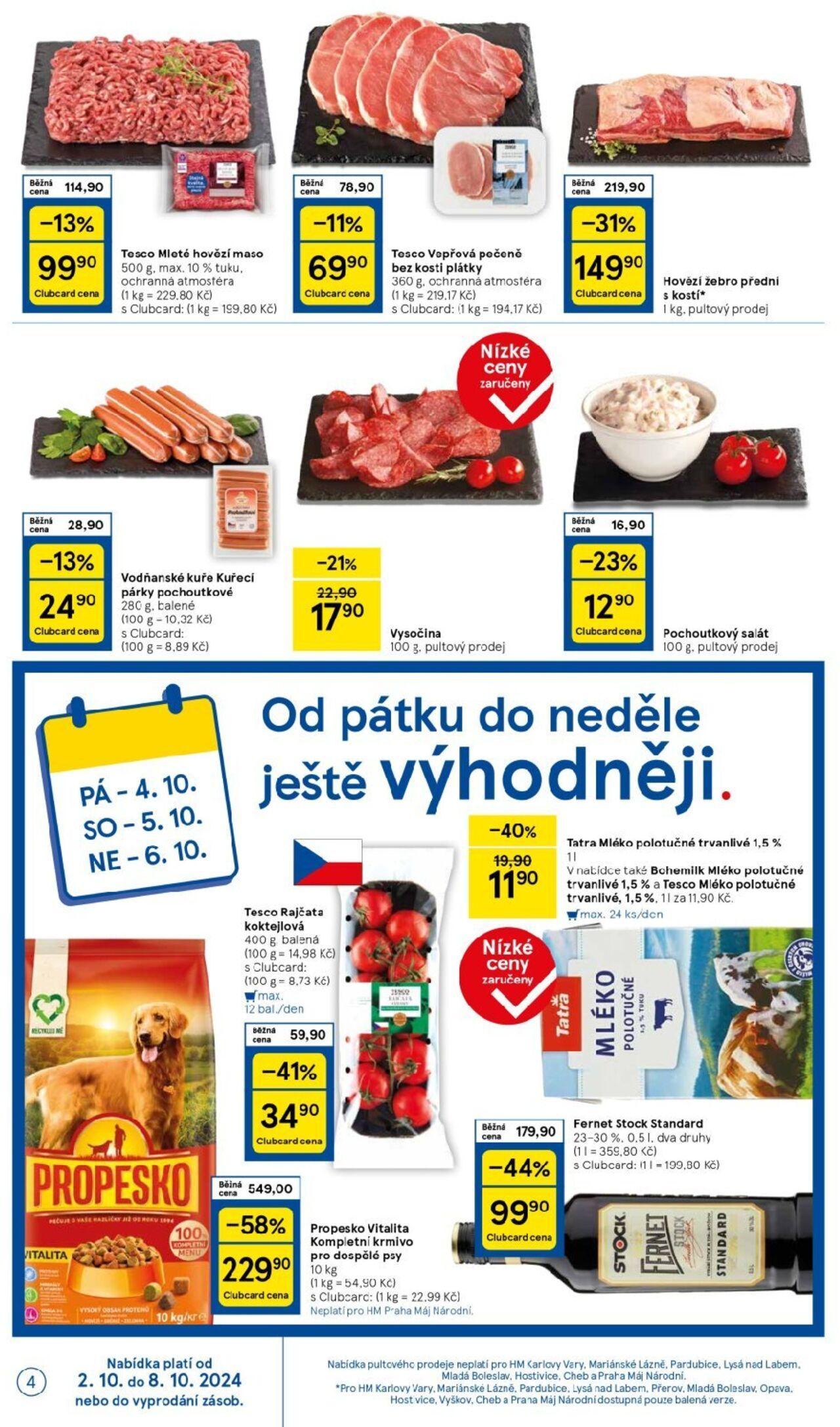 tesco - Tesco leták na tento + příští týden 02.10.2024 - 08.10.2024 - page: 4