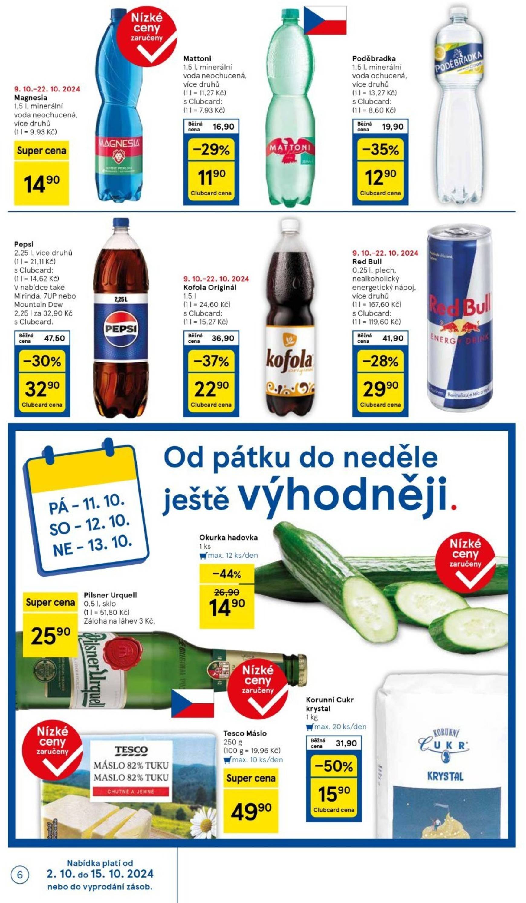 tesco - Leták Tesco Supermarket od 09.10. do 15.10. - page: 6