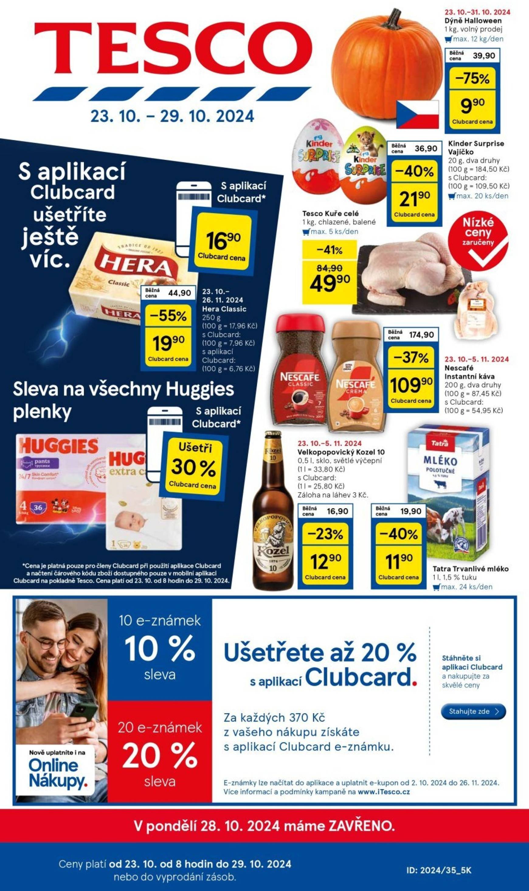 tesco - Leták Tesco od 23.10. do 29.10. - page: 1