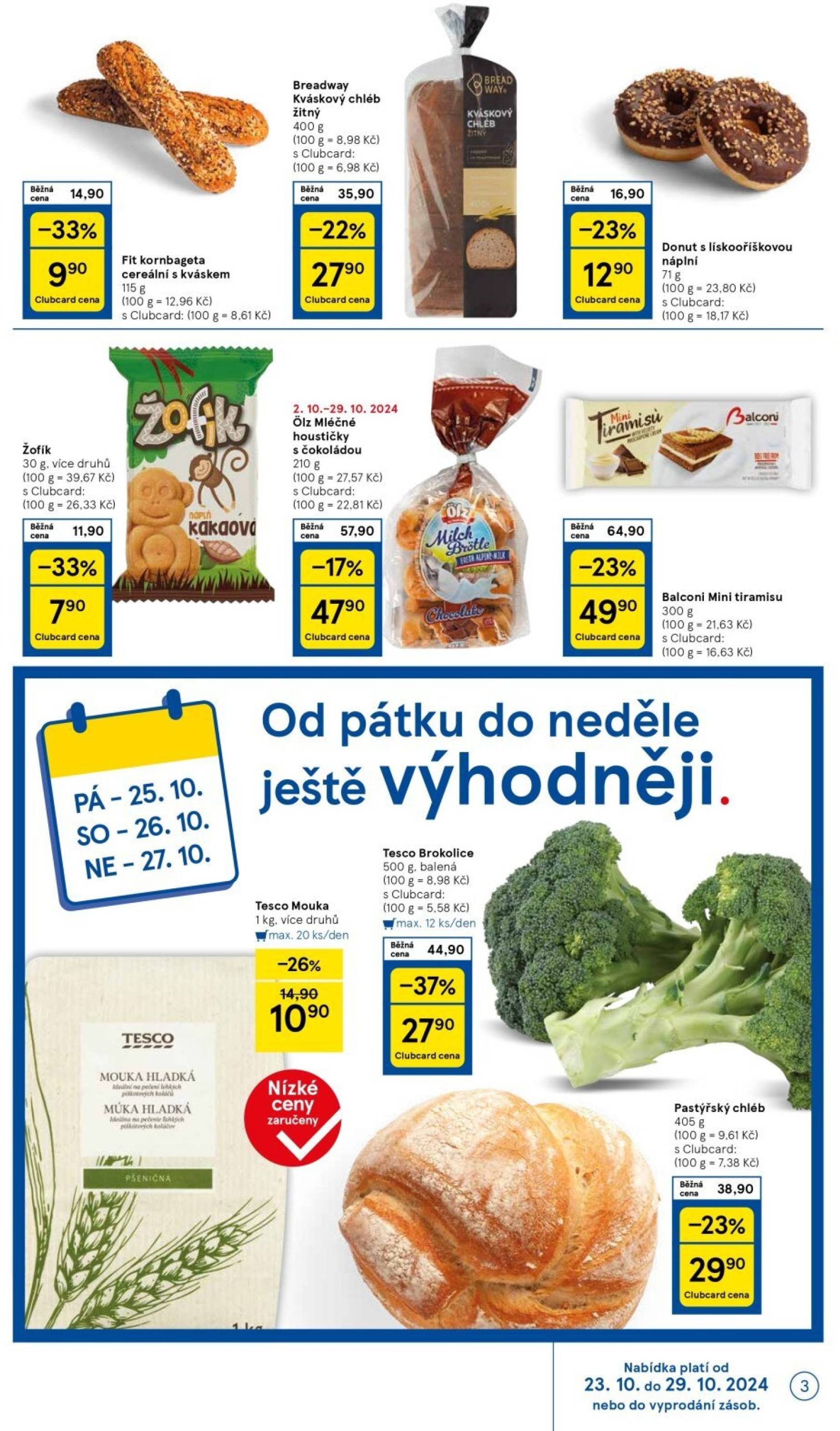 tesco - Leták Tesco od 23.10. do 29.10. - page: 3