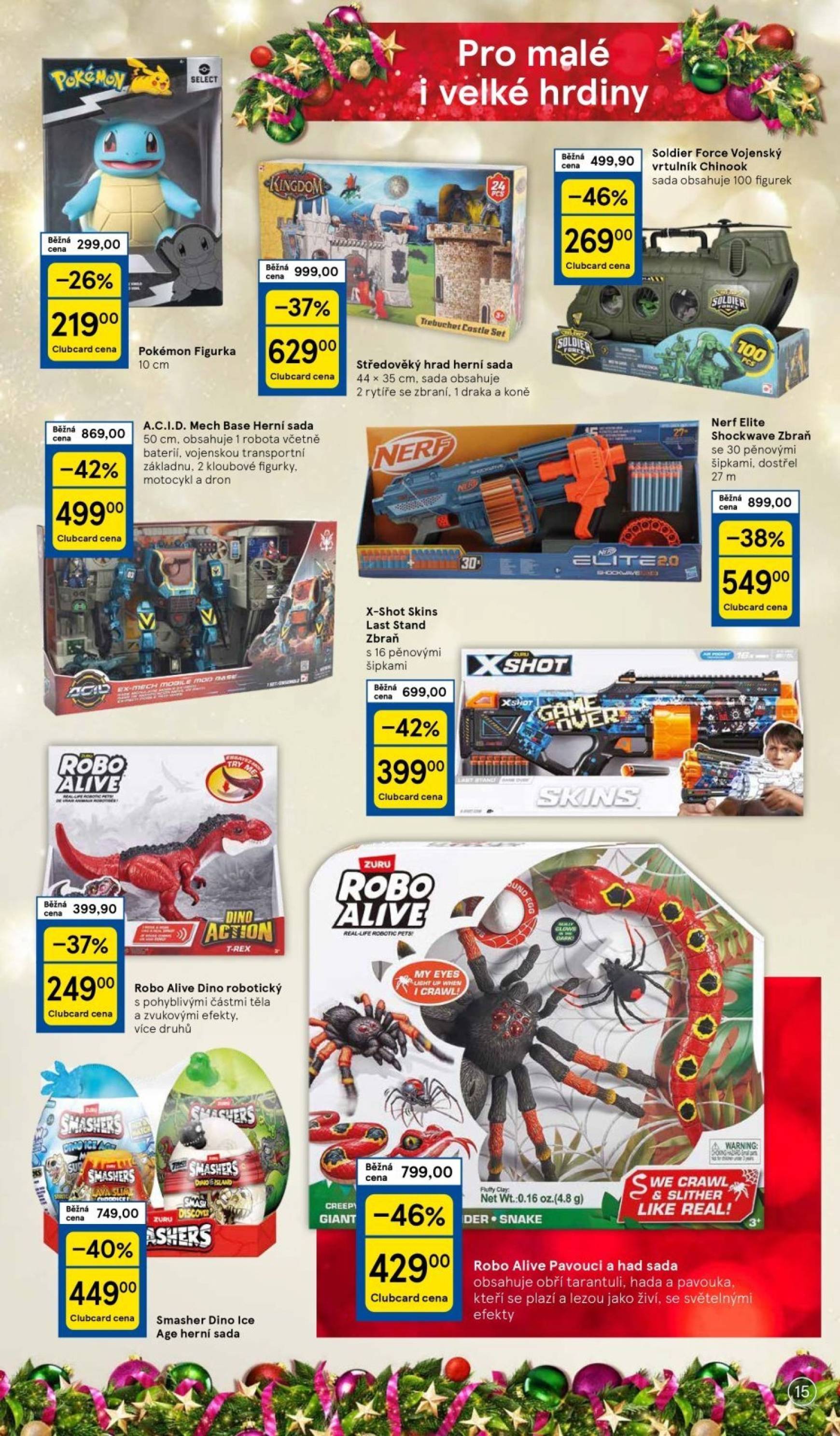 tesco - Leták Tesco Supermarket - Vánoční katalog hraček od 29.10. do 18.11. - page: 15