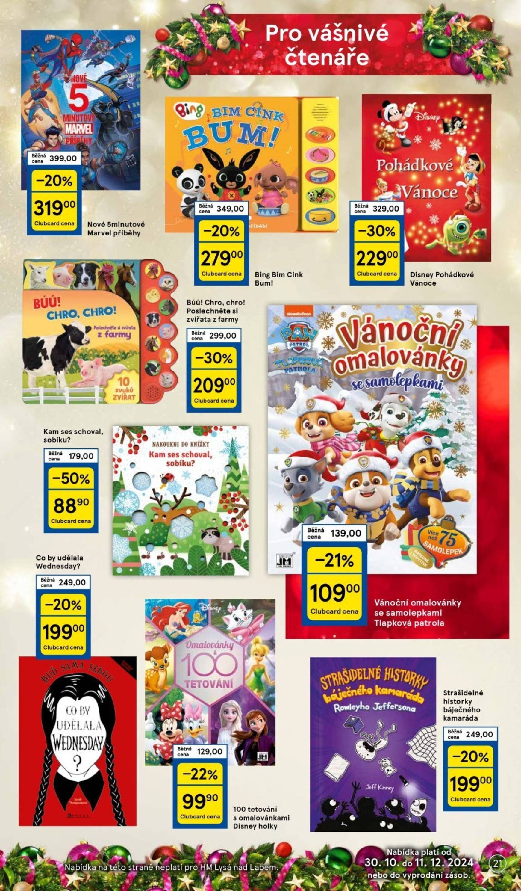 tesco - Leták Tesco Supermarket - Vánoční katalog hraček od 29.10. do 18.11. - page: 21