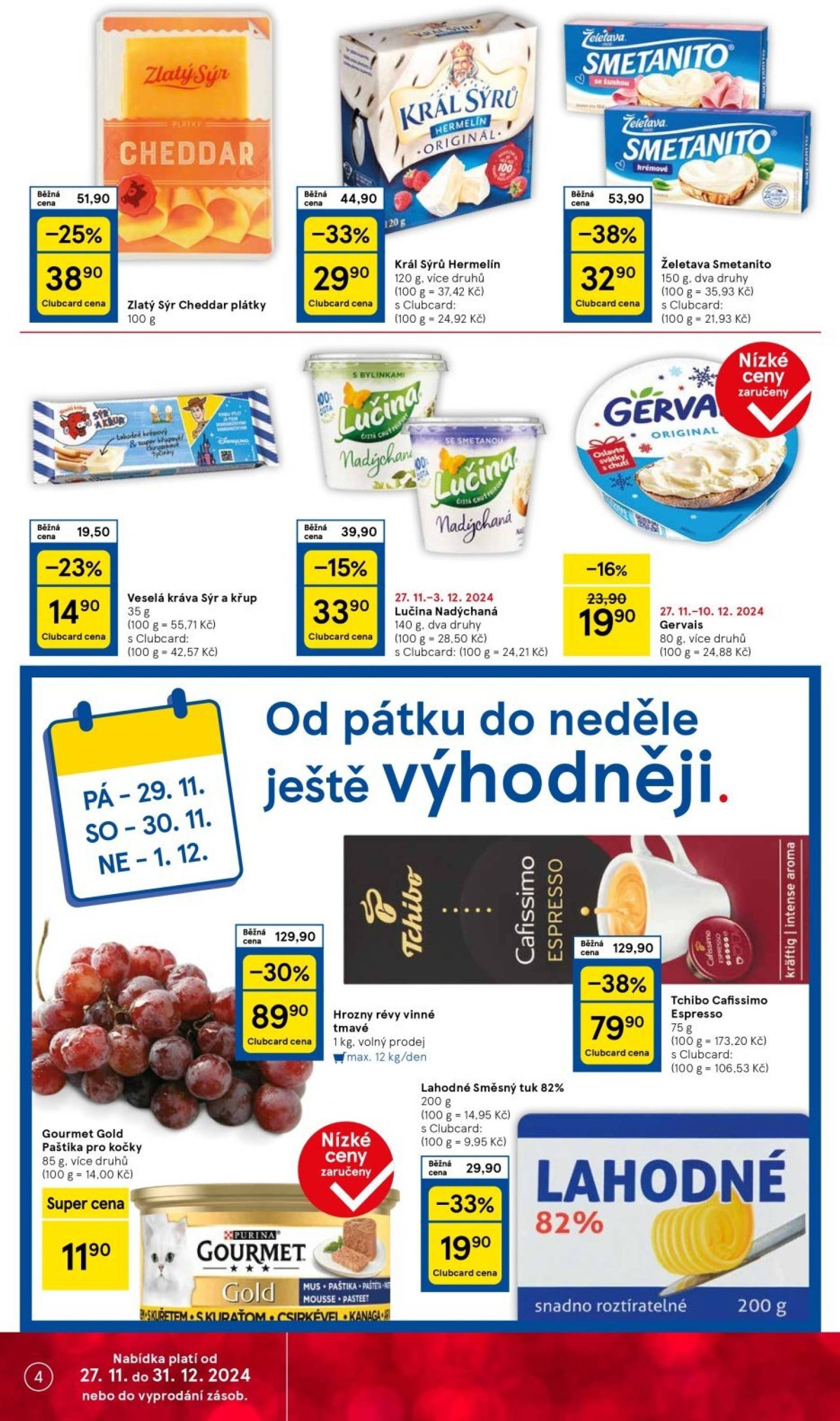 tesco - Leták Tesco Supermarket od 27.11. do 03.12. - page: 4