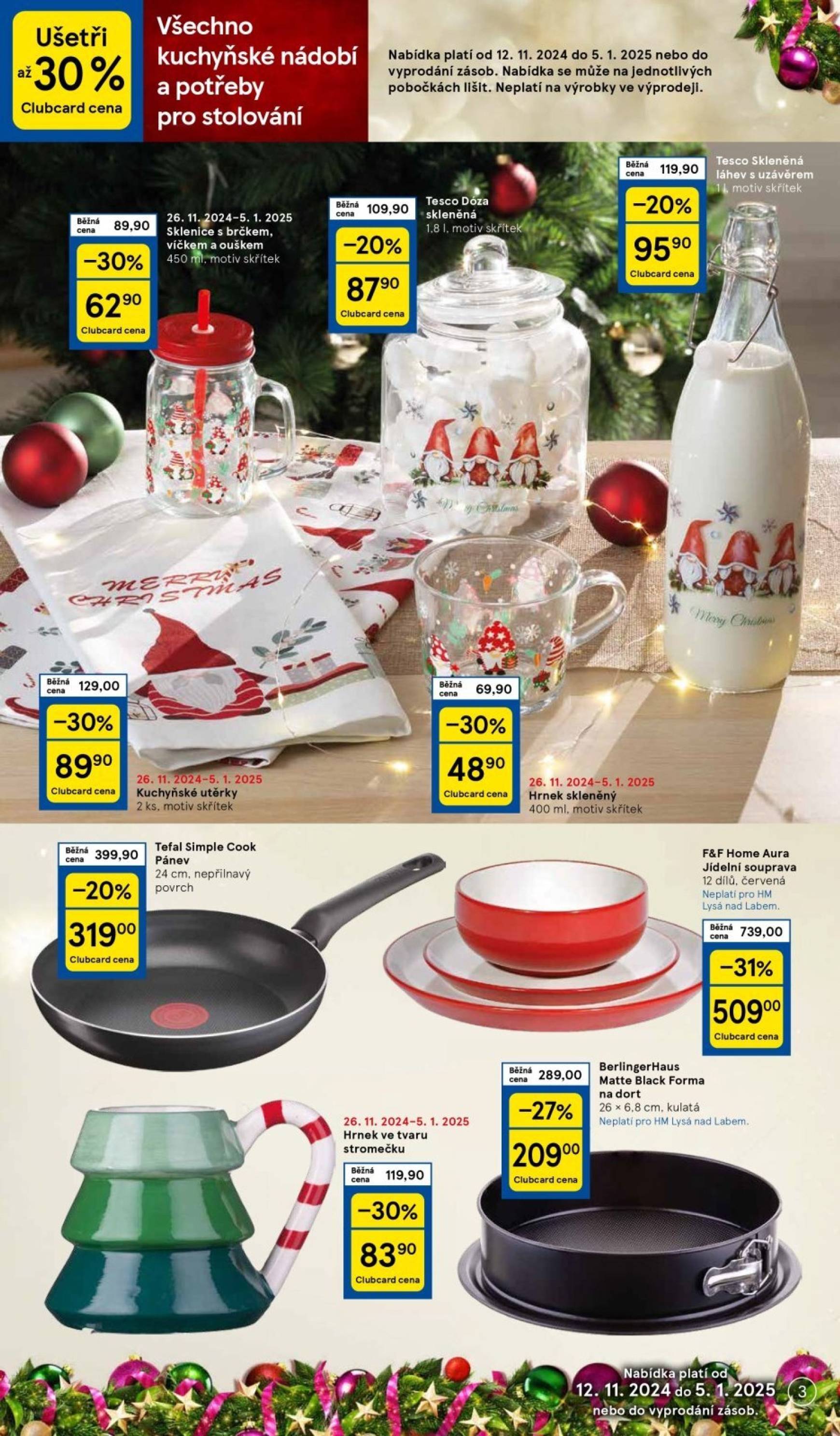 tesco - Leták Tesco - Vánoční inspirace od 26.11. do 24.12. - page: 3