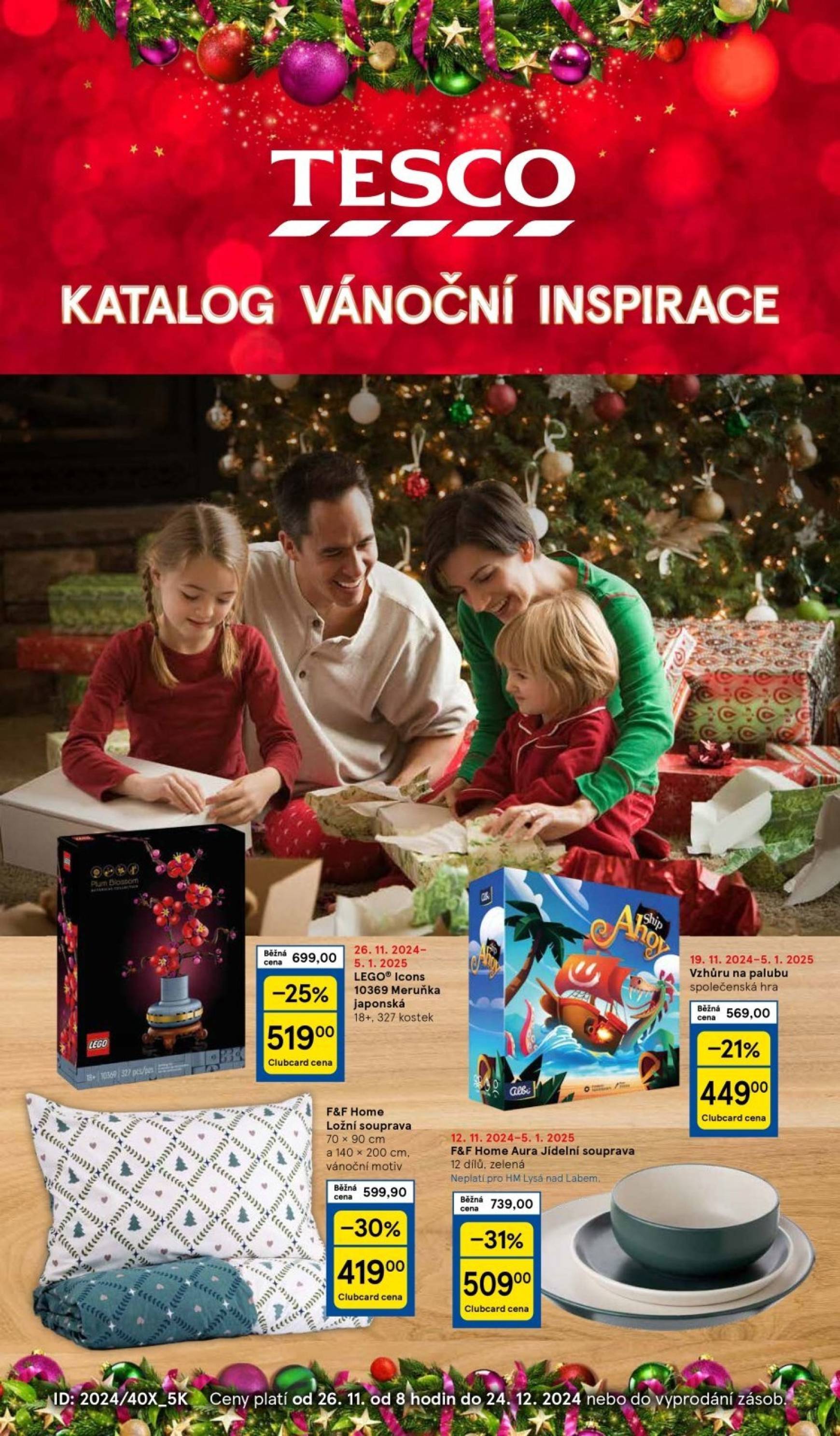 tesco - Leták Tesco - Vánoční inspirace od 26.11. do 24.12.