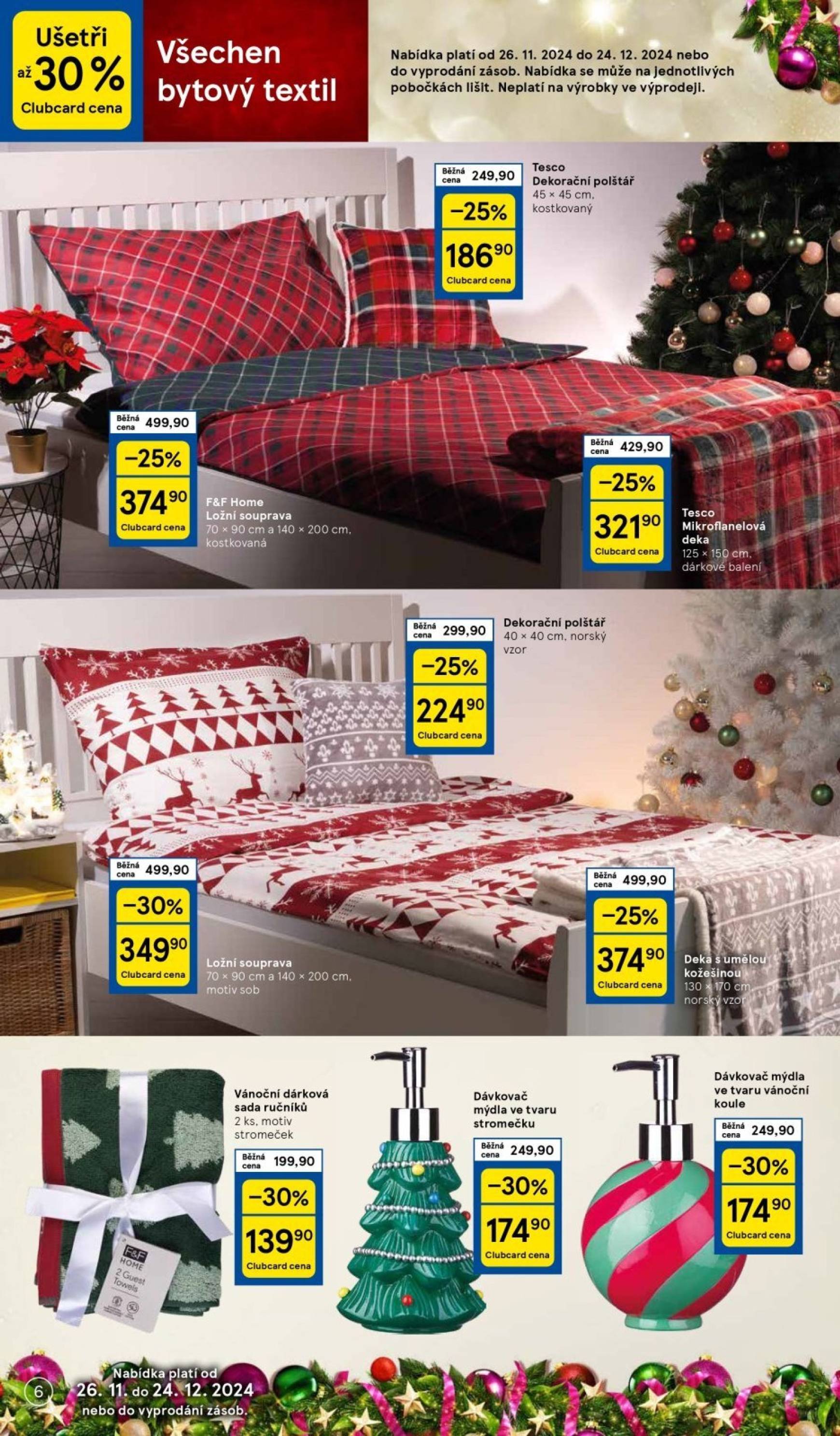 tesco - Leták Tesco - Vánoční inspirace od 26.11. do 24.12. - page: 6