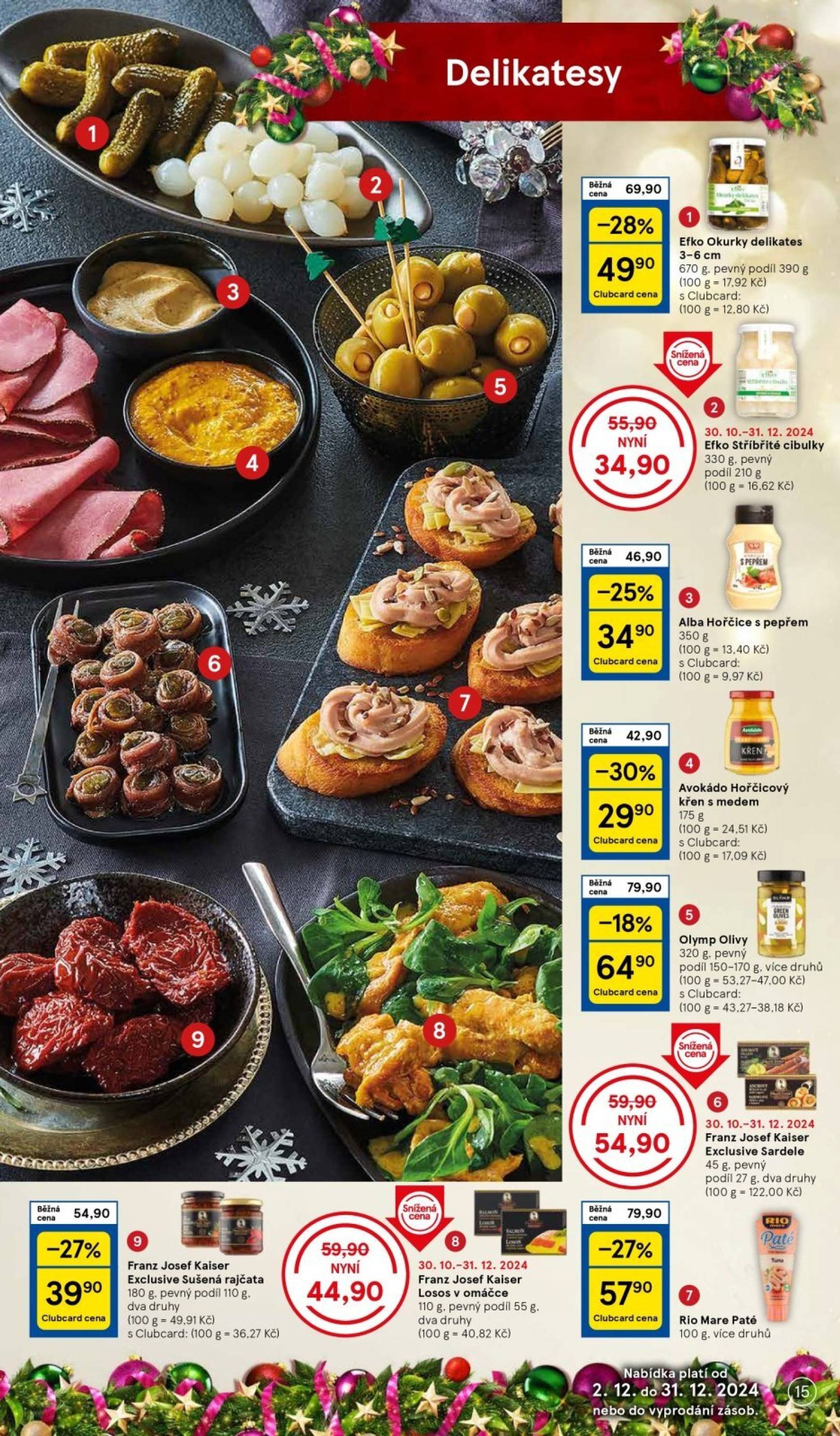 tesco - Leták Tesco - Delikatesy od 02.12. do 31.12. - page: 15