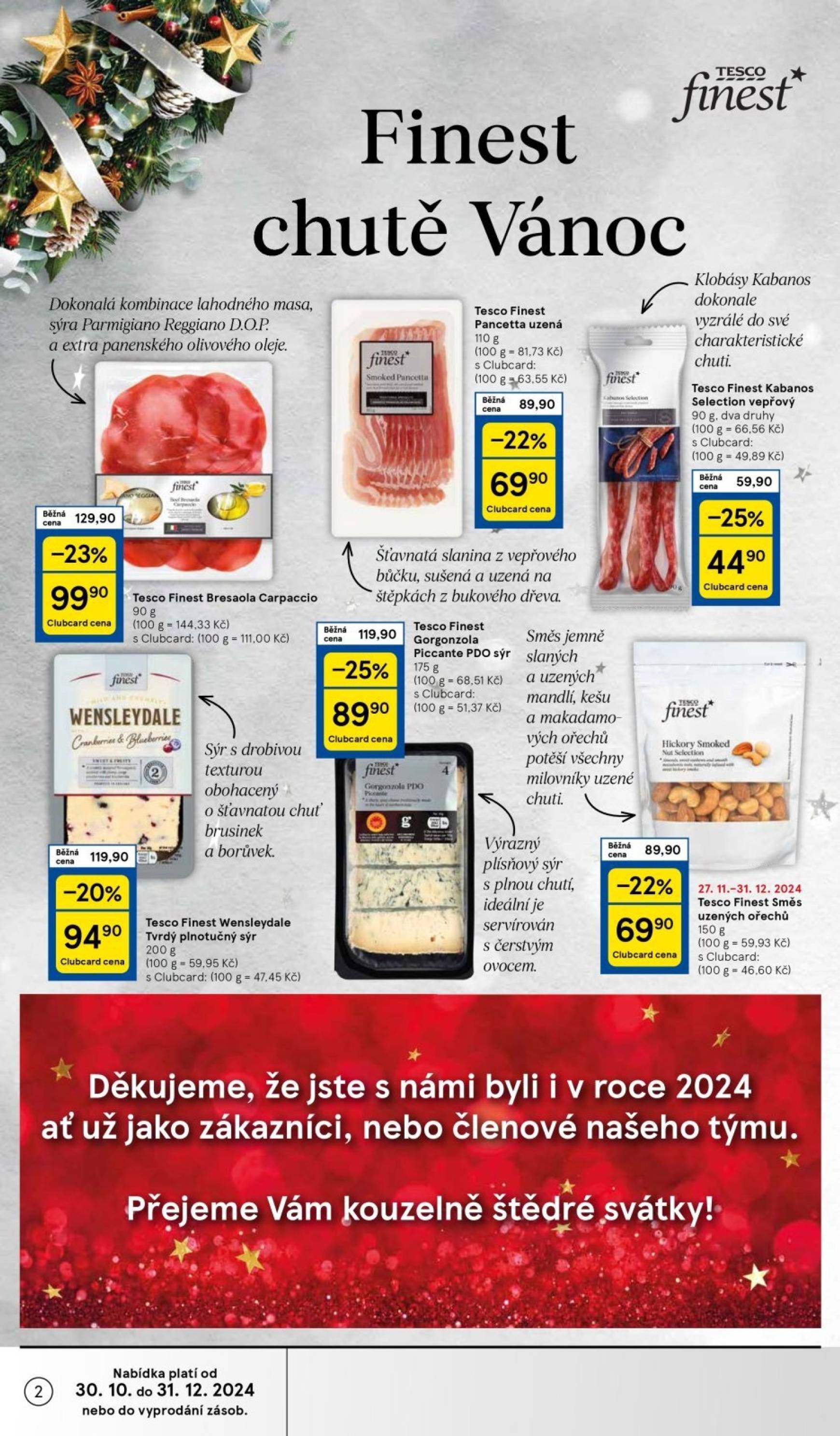 tesco - Leták Tesco - Delikatesy od 02.12. do 31.12. - page: 2