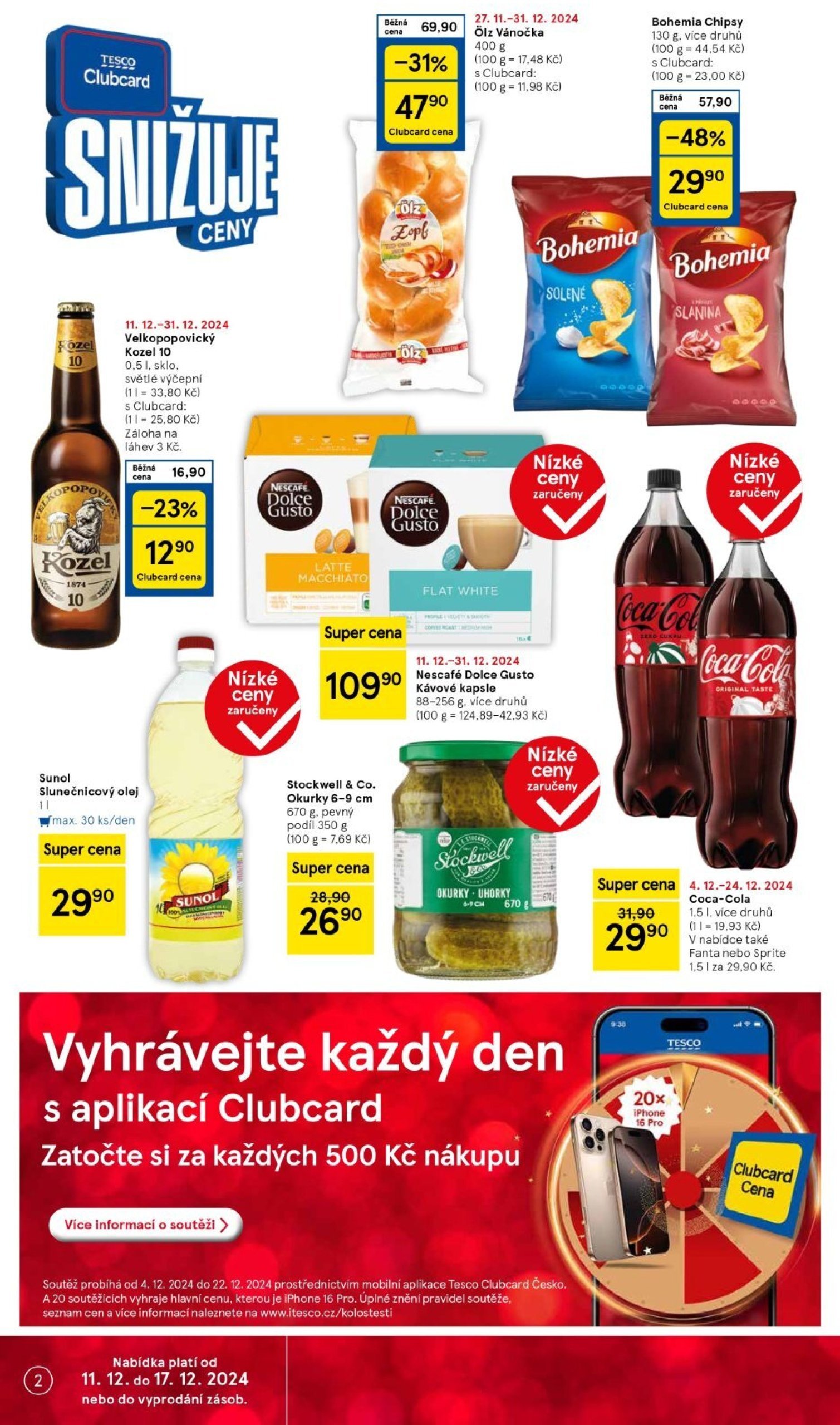 tesco - Leták Tesco Supermarket od 11.12. do 17.12. - page: 2